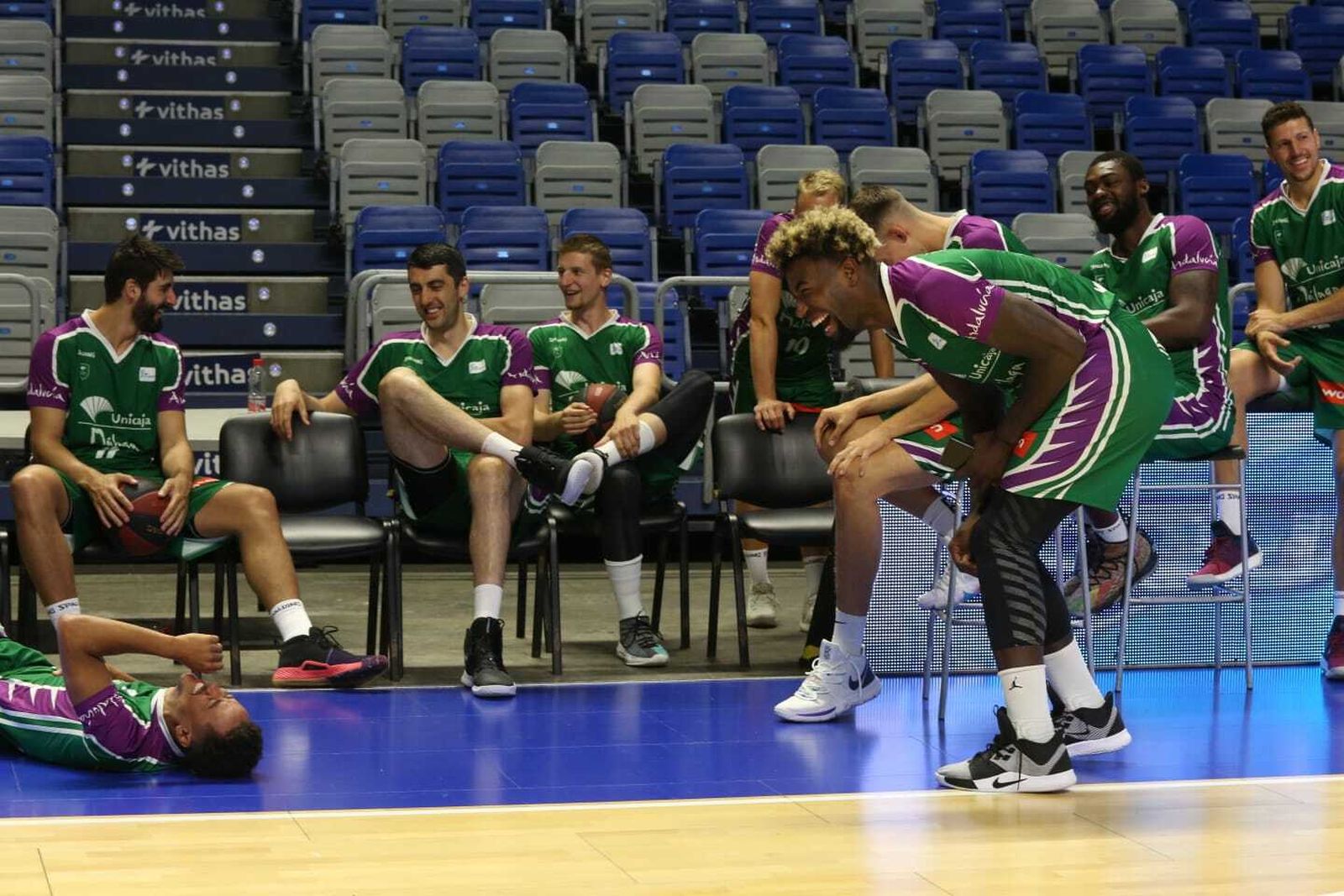 Fotos: El buen rollo del Unicaja en el Media Day