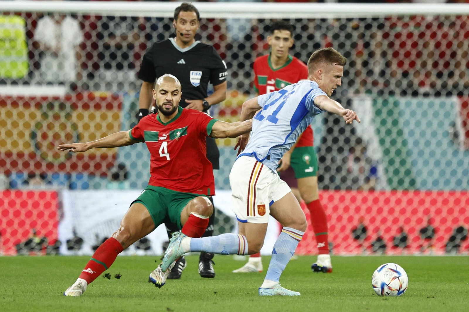 Fotos del Marruecos-España en octavos del Mundial de Qatar