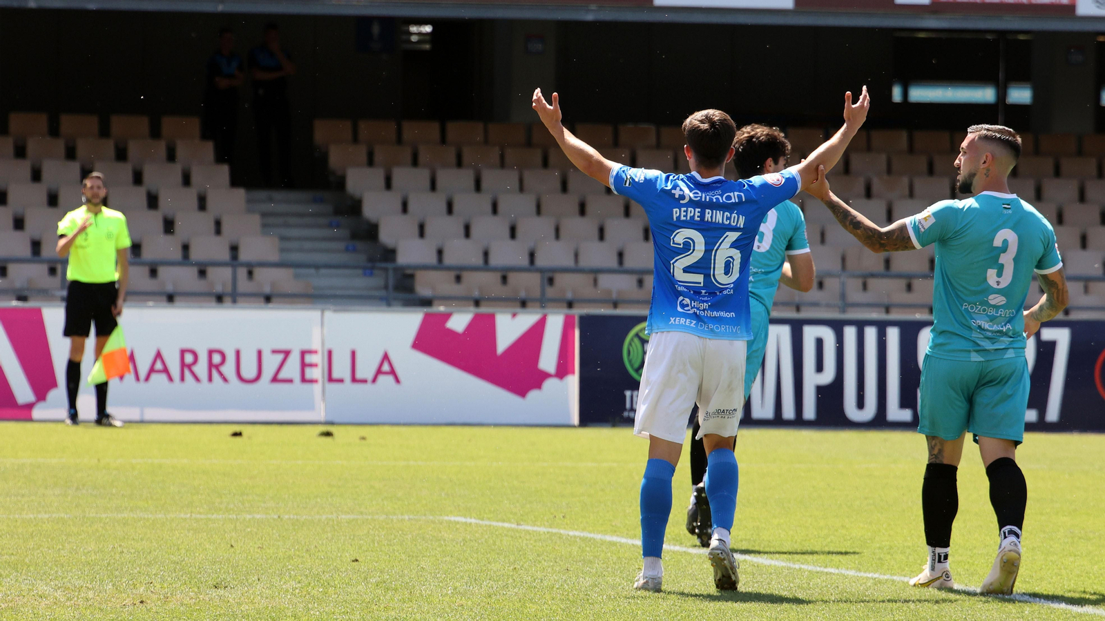 Último partido de liga del Xerez DFC - CD Pozoblanco en Chapín