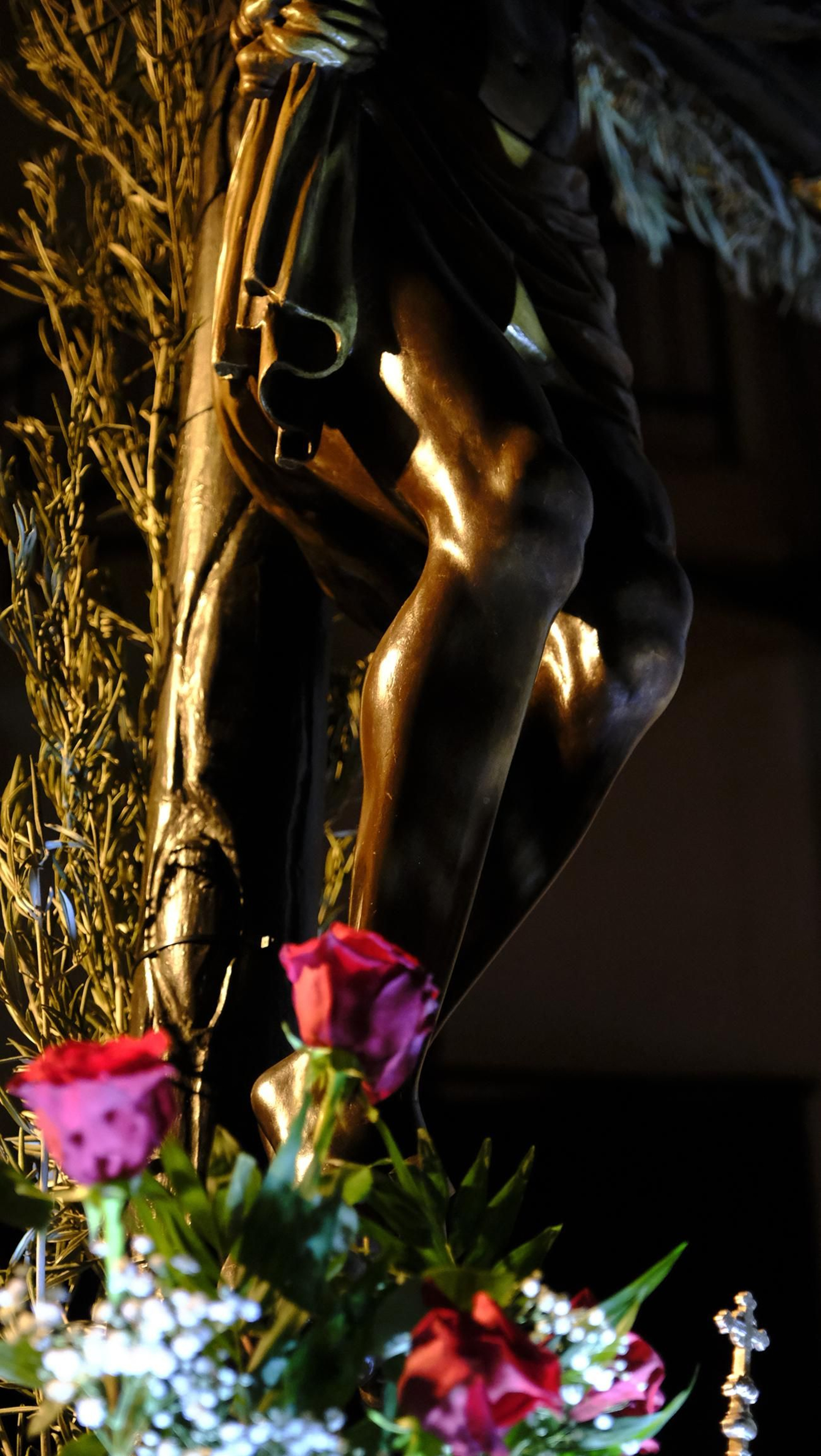 Las imágenes del Vía Crucis del Cristo de la Escucha