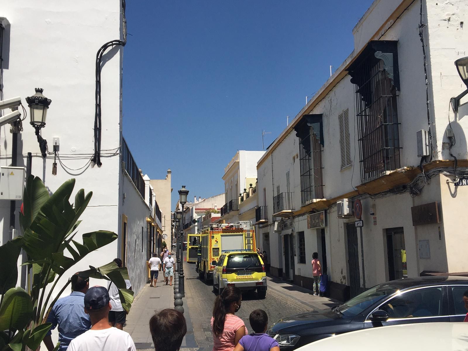 El suceso ha producido cierta expectación en la zona.