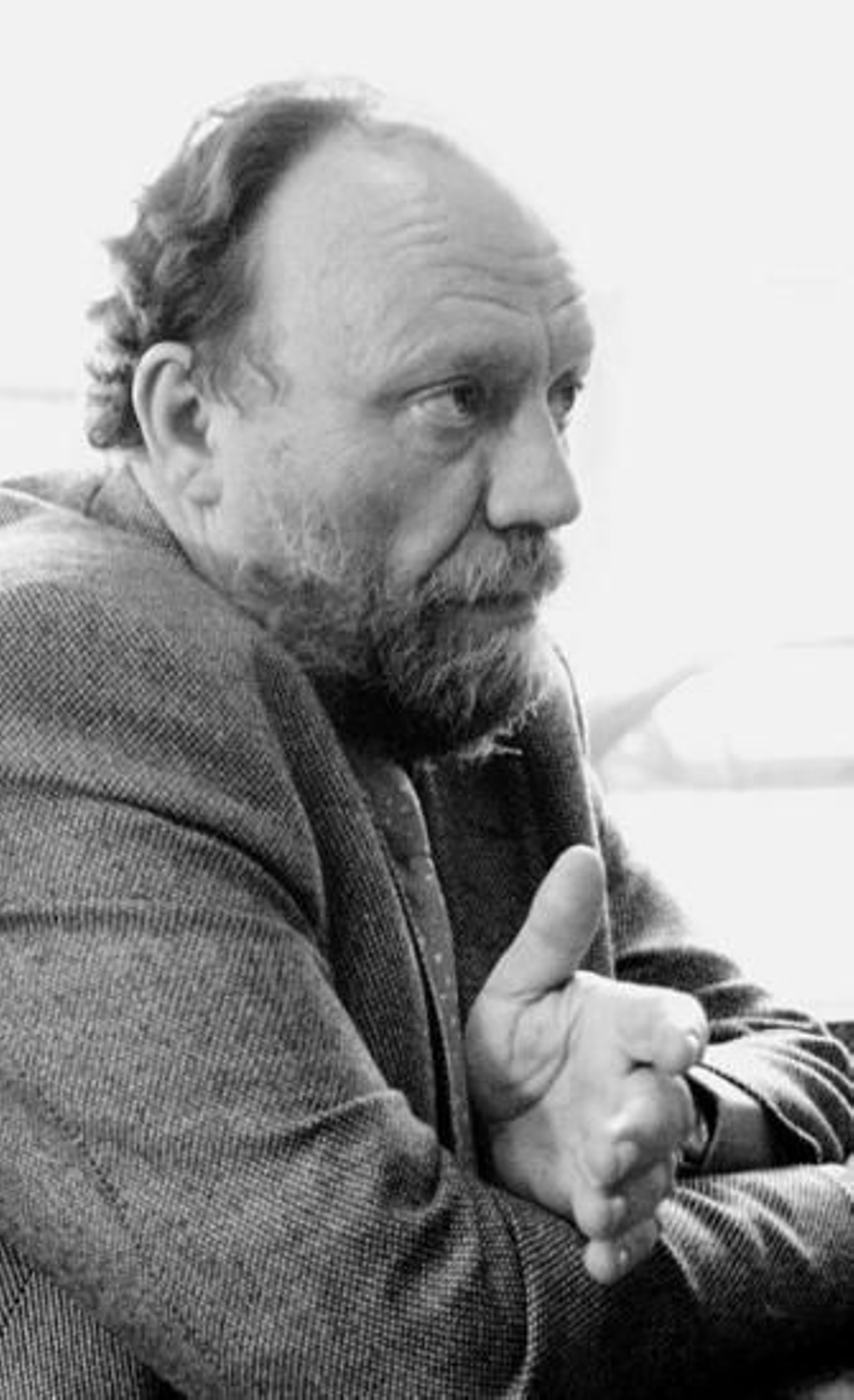 El nuevo rector, durante la entrevista.