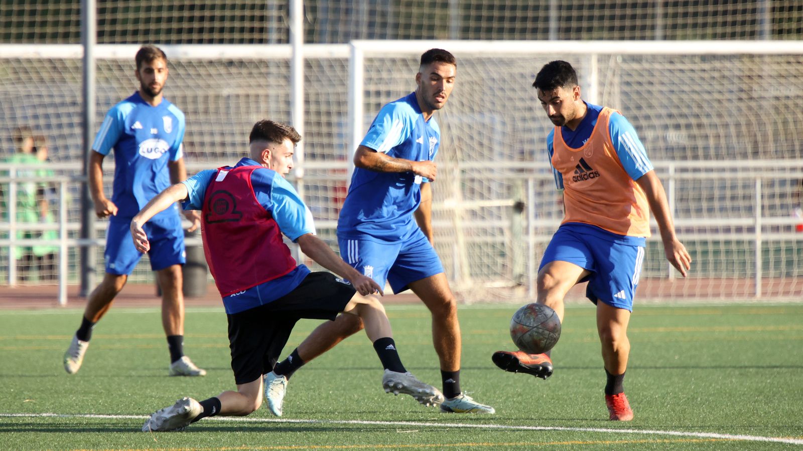 Primer entrenamiento del Xerez CD en el campo de La Granja