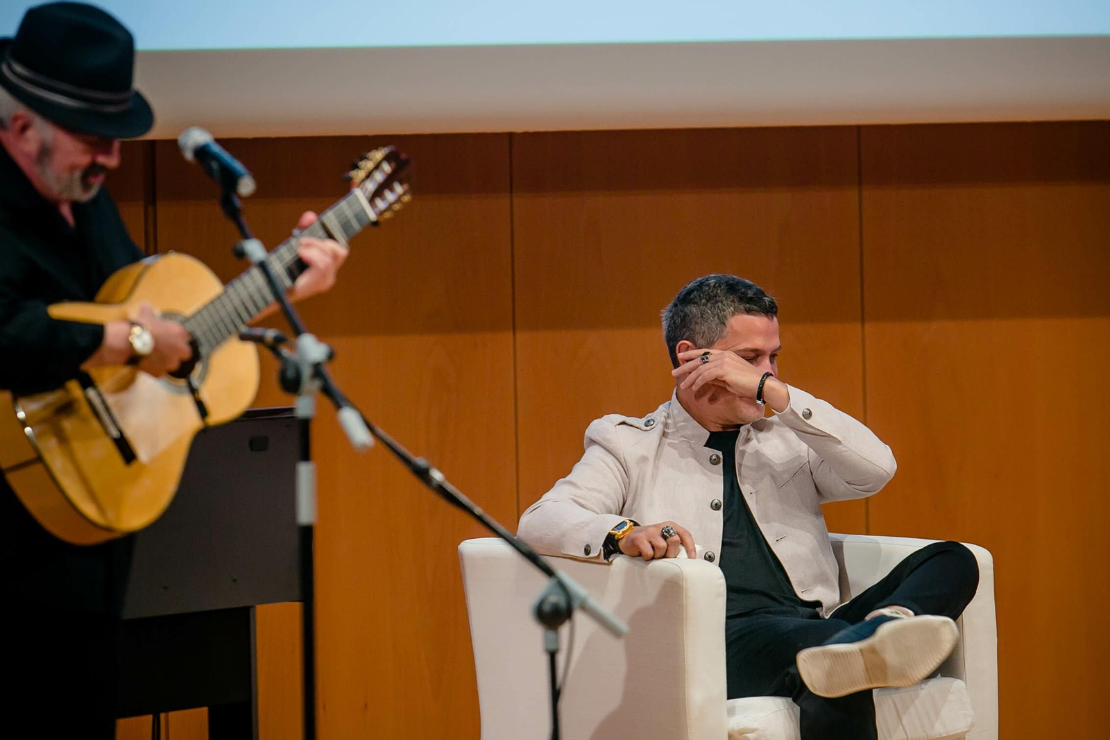 Acto de reconocimiento de Alejandro Sanz como hijo adoptivo de Cádiz