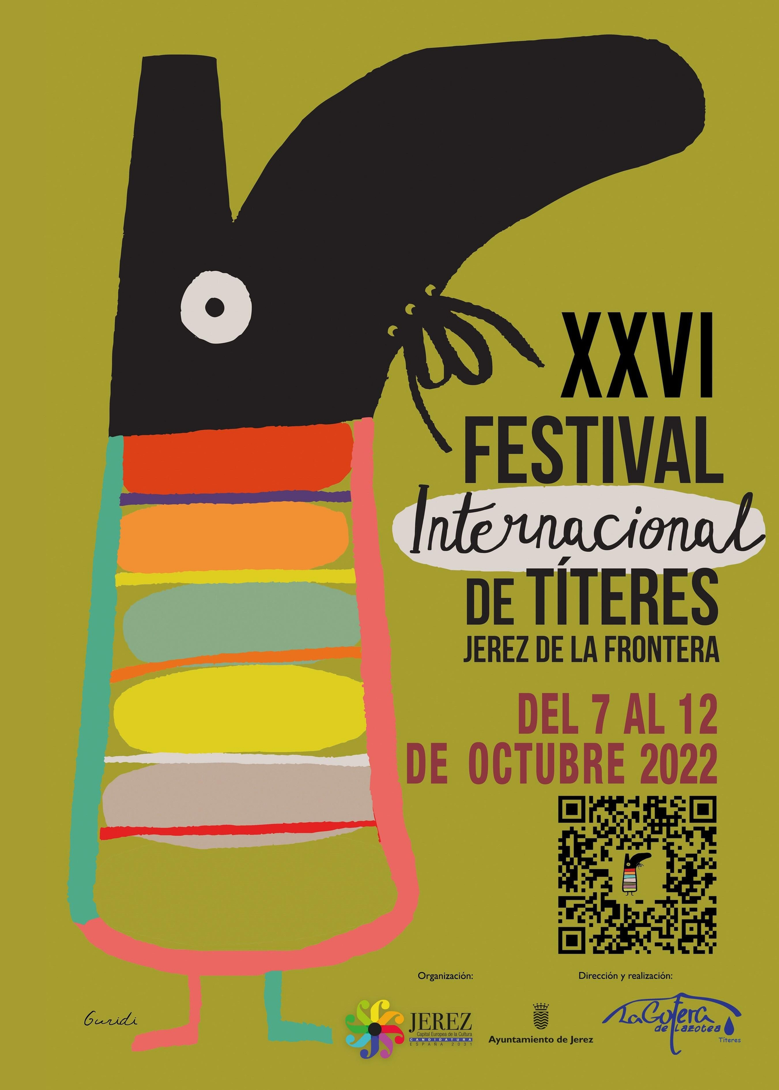 XXVI Festival Internacional de Títeres Jerez, del 7 al 12 de octubre.