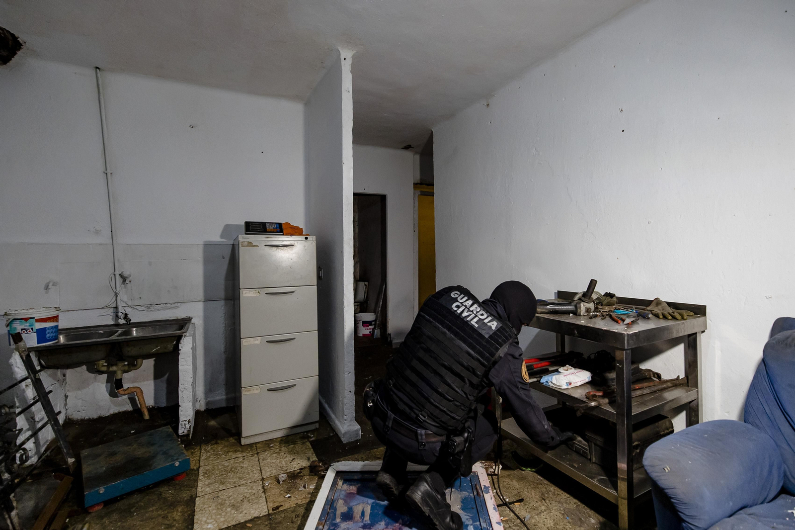 Imágenes de la interveción antidroga de la Guardia Civil en Barbate.