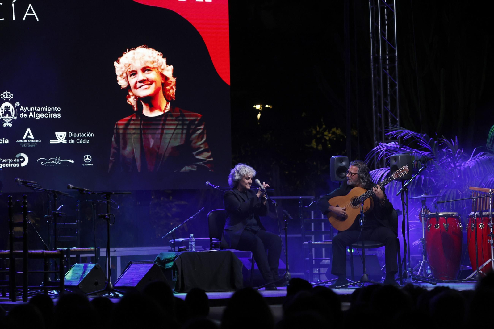 Las fotos de Mayte Martín y José Carlos Gómez en el XI Encuentro Internacional de Guitarra Paco de Lucía