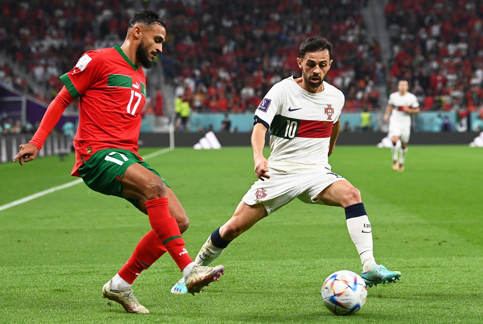 Las imágenes del Marruecos - Portugal de los cuartos de final del Mundial de Qatar