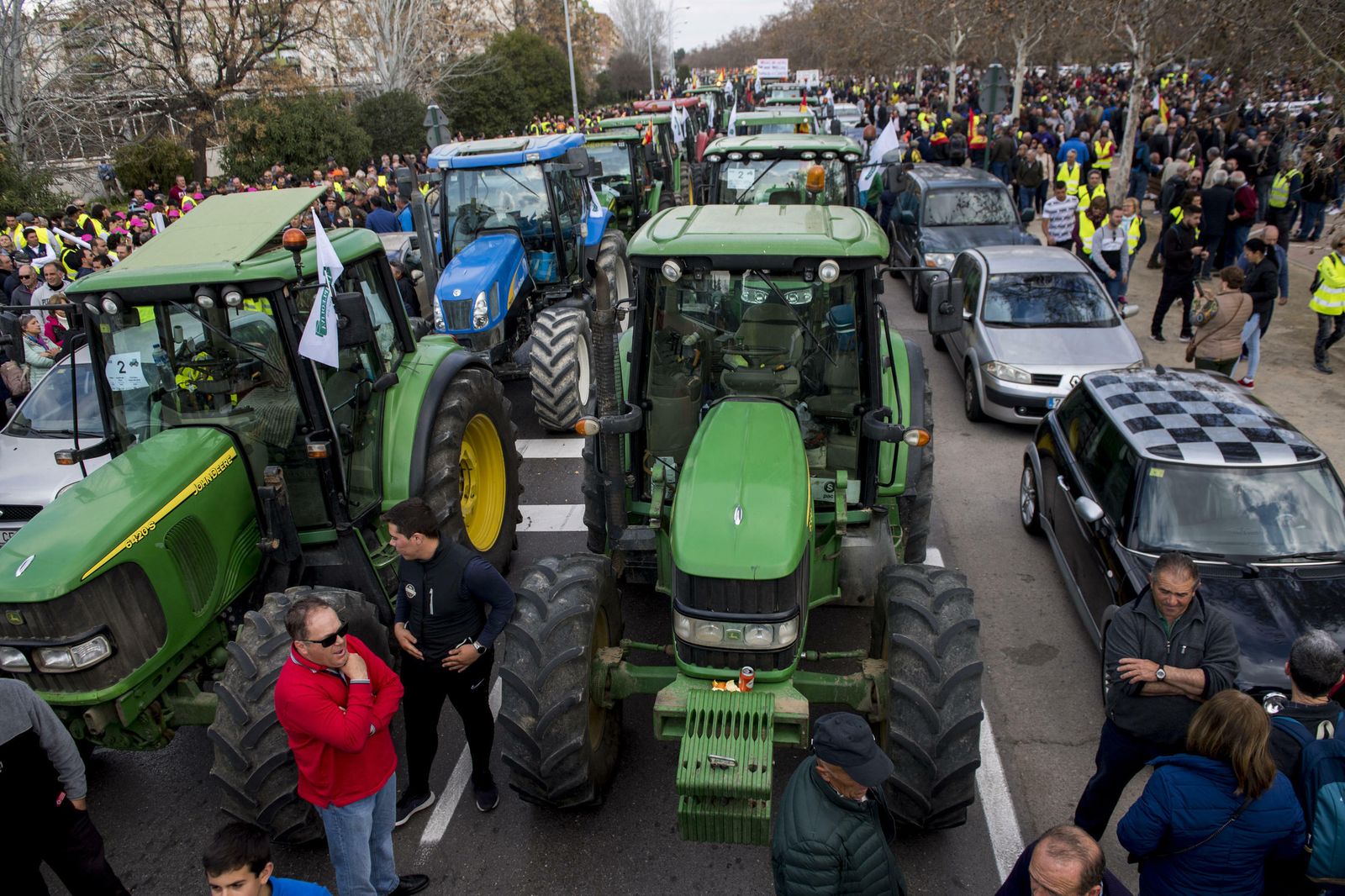 Curiosidades: las mejores fotos de la manifestación del campo en Granada