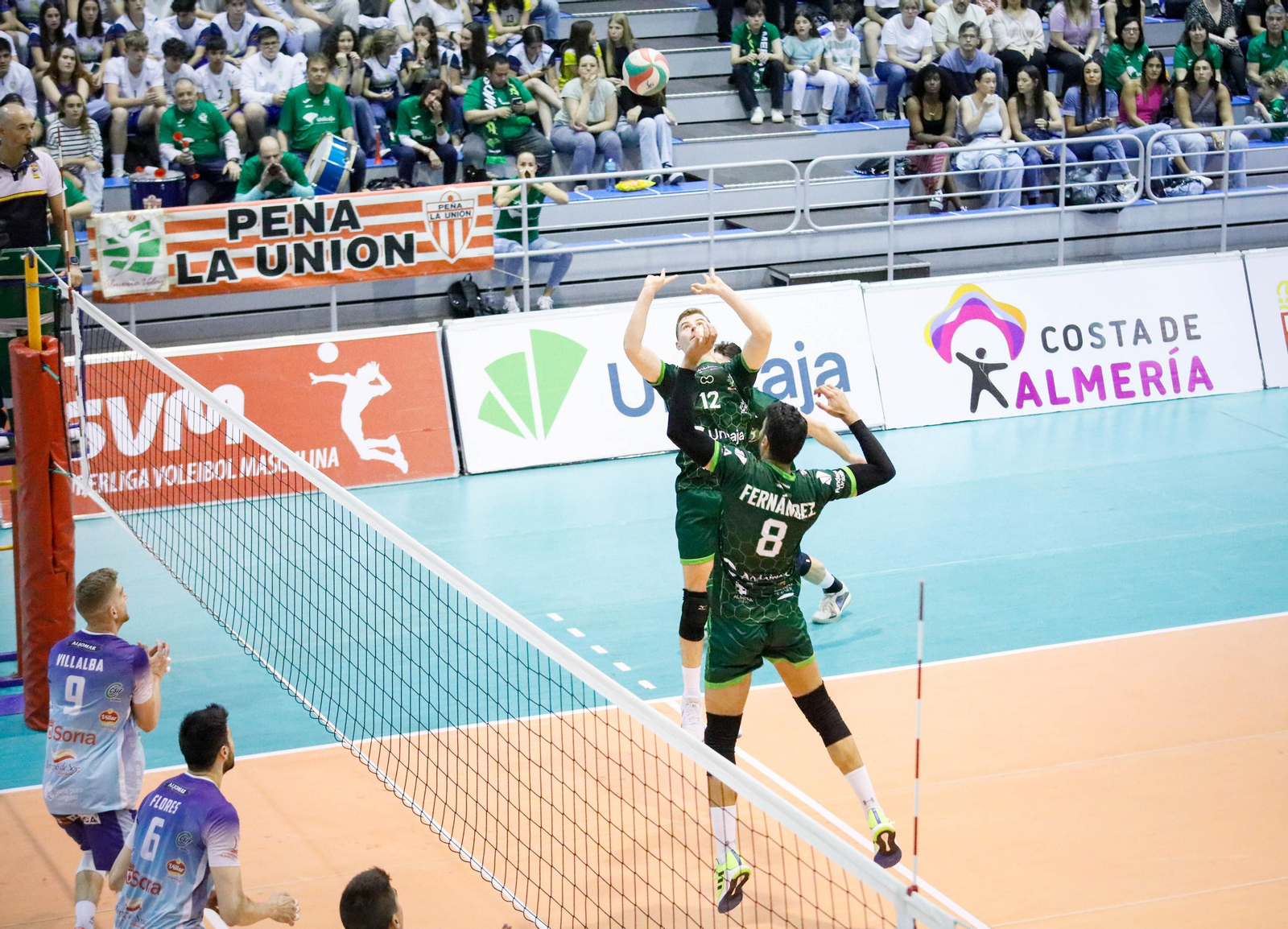 Imágenes del partido entre Unicaja Almería y Grupo Herce Soria