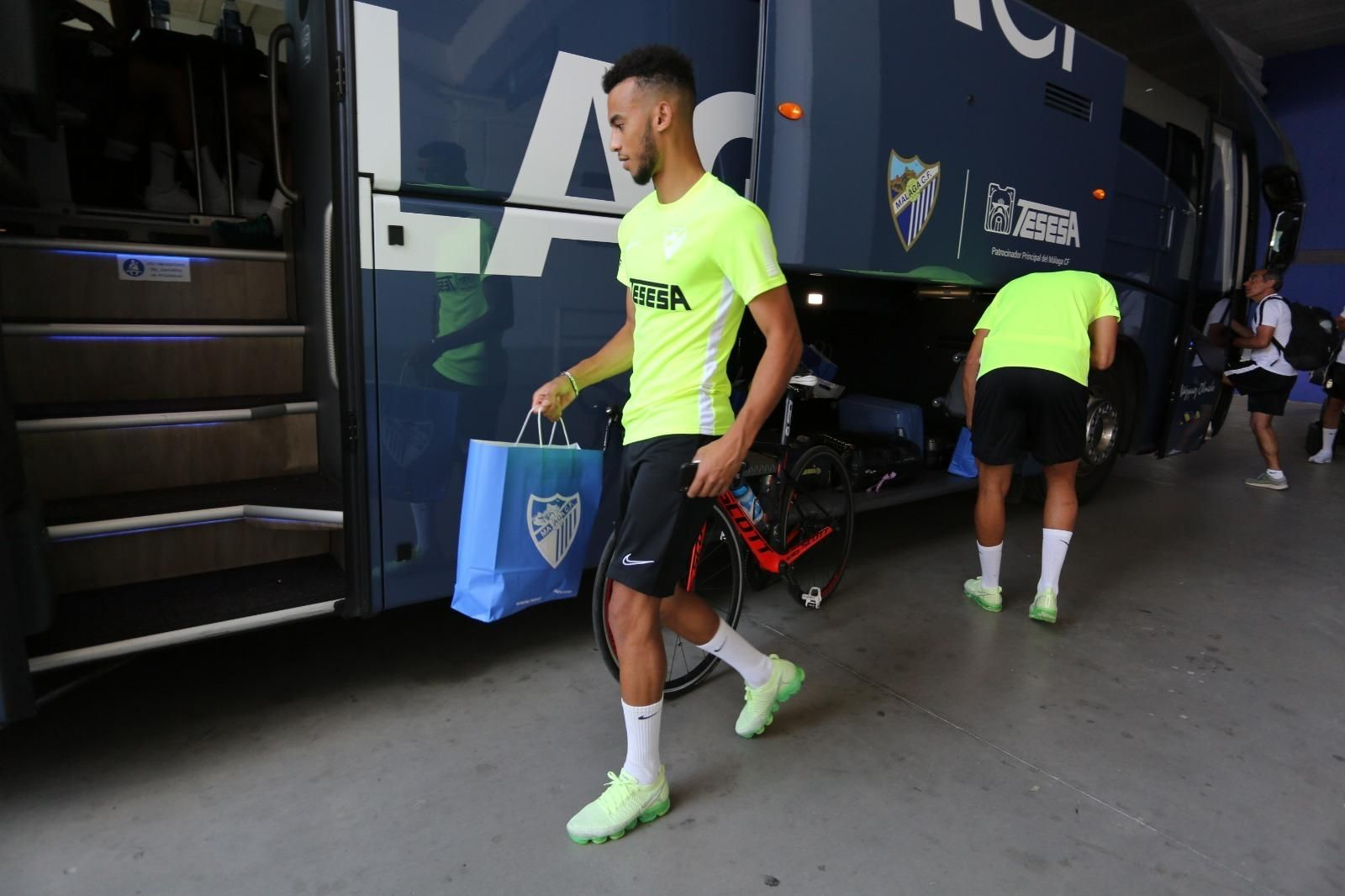 La fotos de la salida del Málaga CF a Estepona