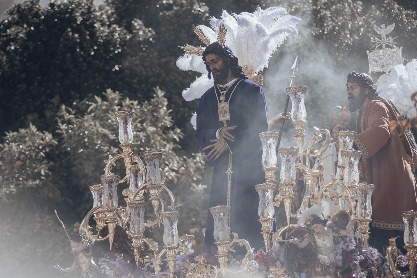 La salida de la Hermandad de San Pablo en la Semana Santa de Sevilla 2023