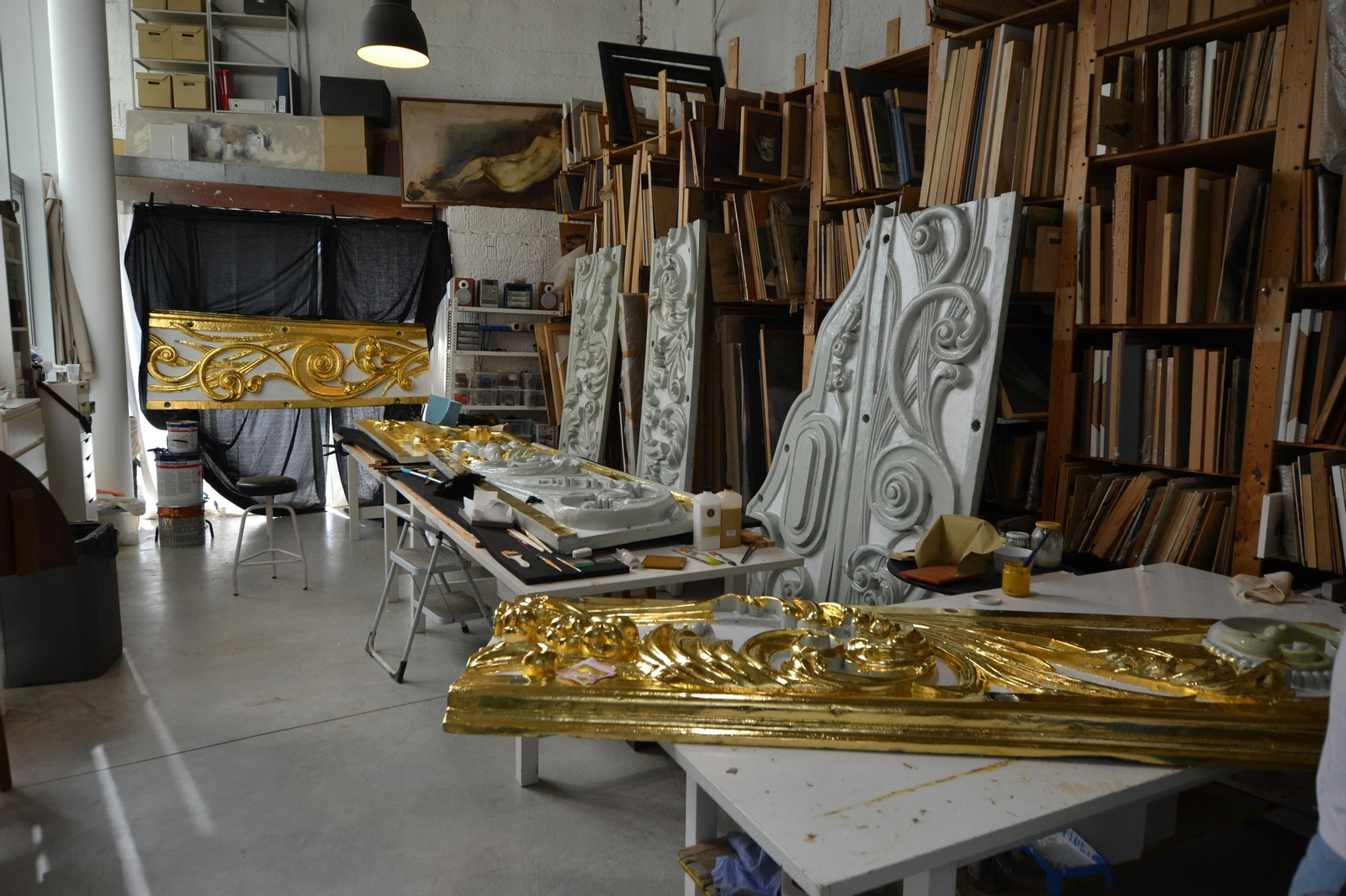 Así ha sido la restauración en Jerez de la diosa de Elcano