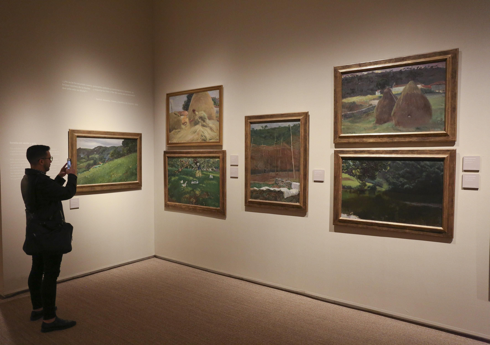 La exposición 'Sorolla tierra adentro' en el nuevo espacio de la Fundación Unicaja