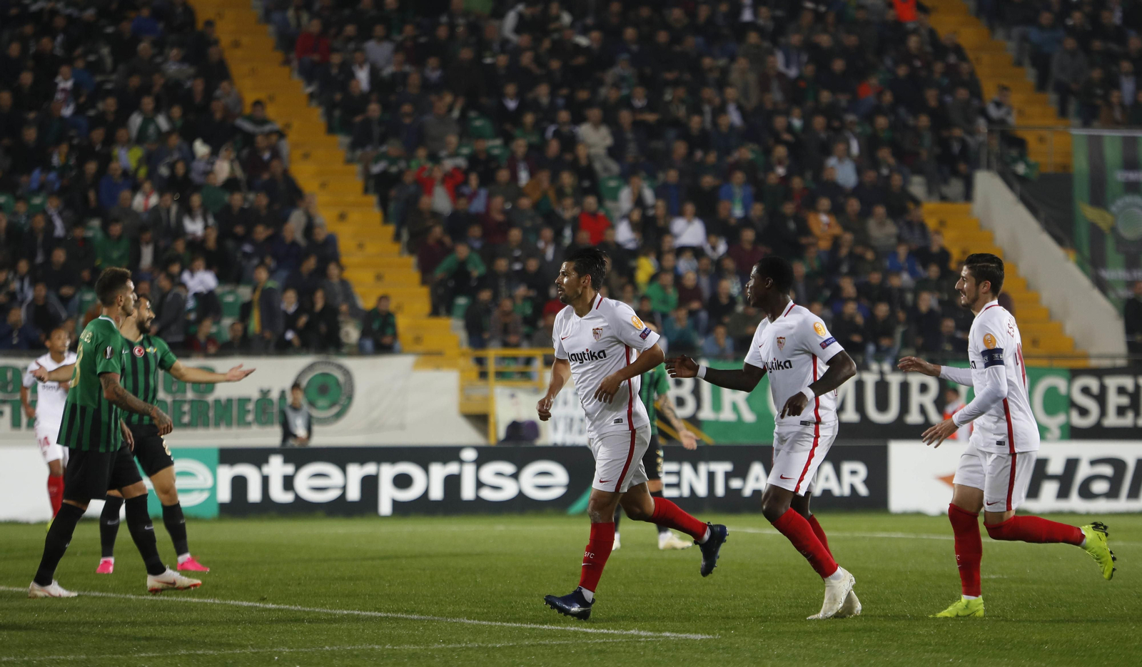 Las imágenes del Akhisar-Sevilla