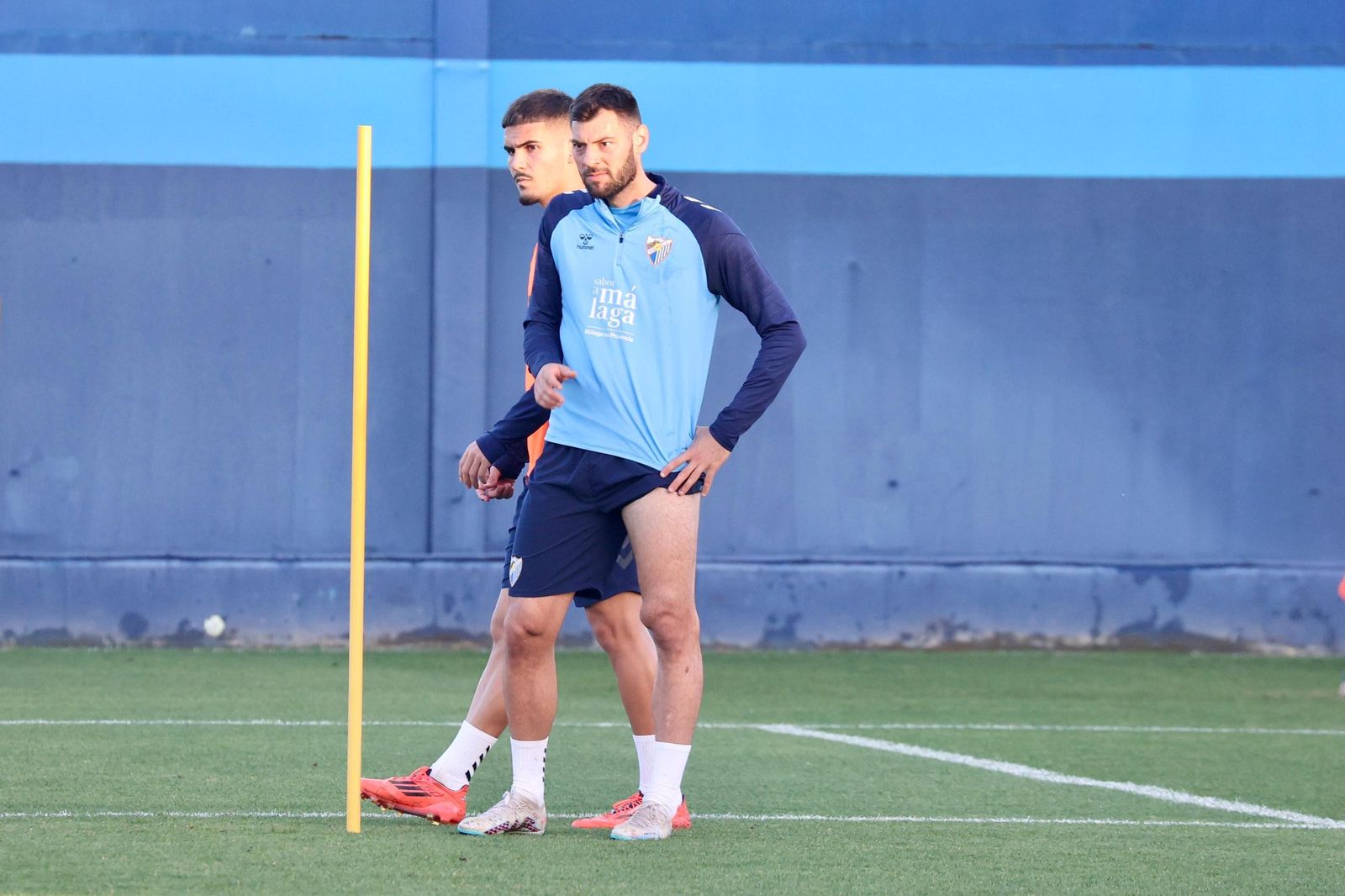 Kevin, novedad en el trabajo del Málaga CF