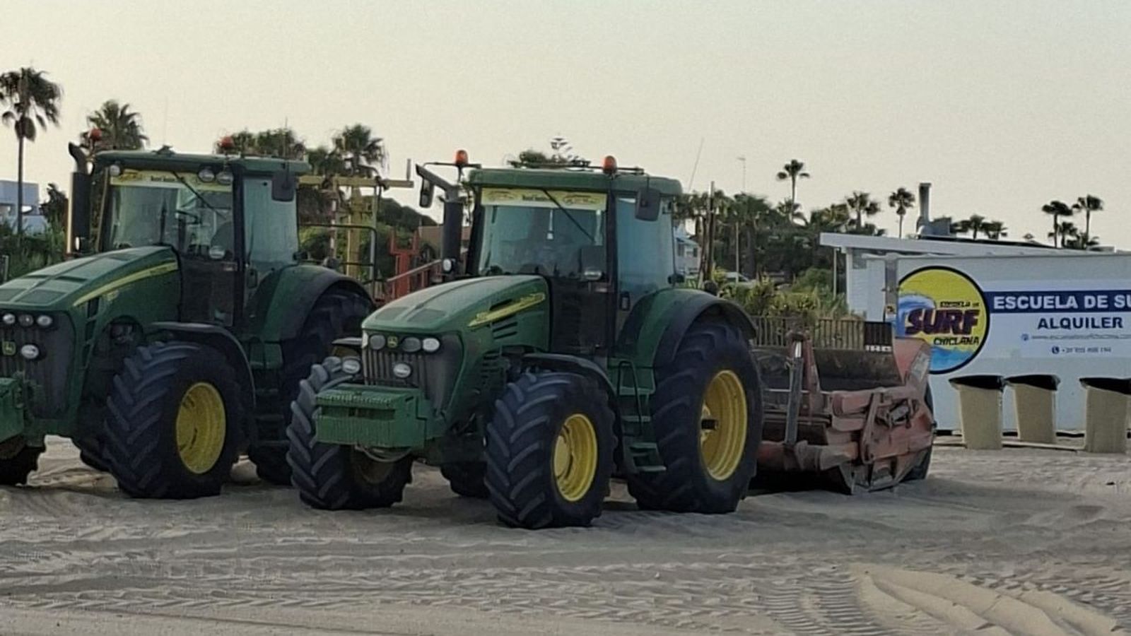Maquinaria que realiza estos trabajos.