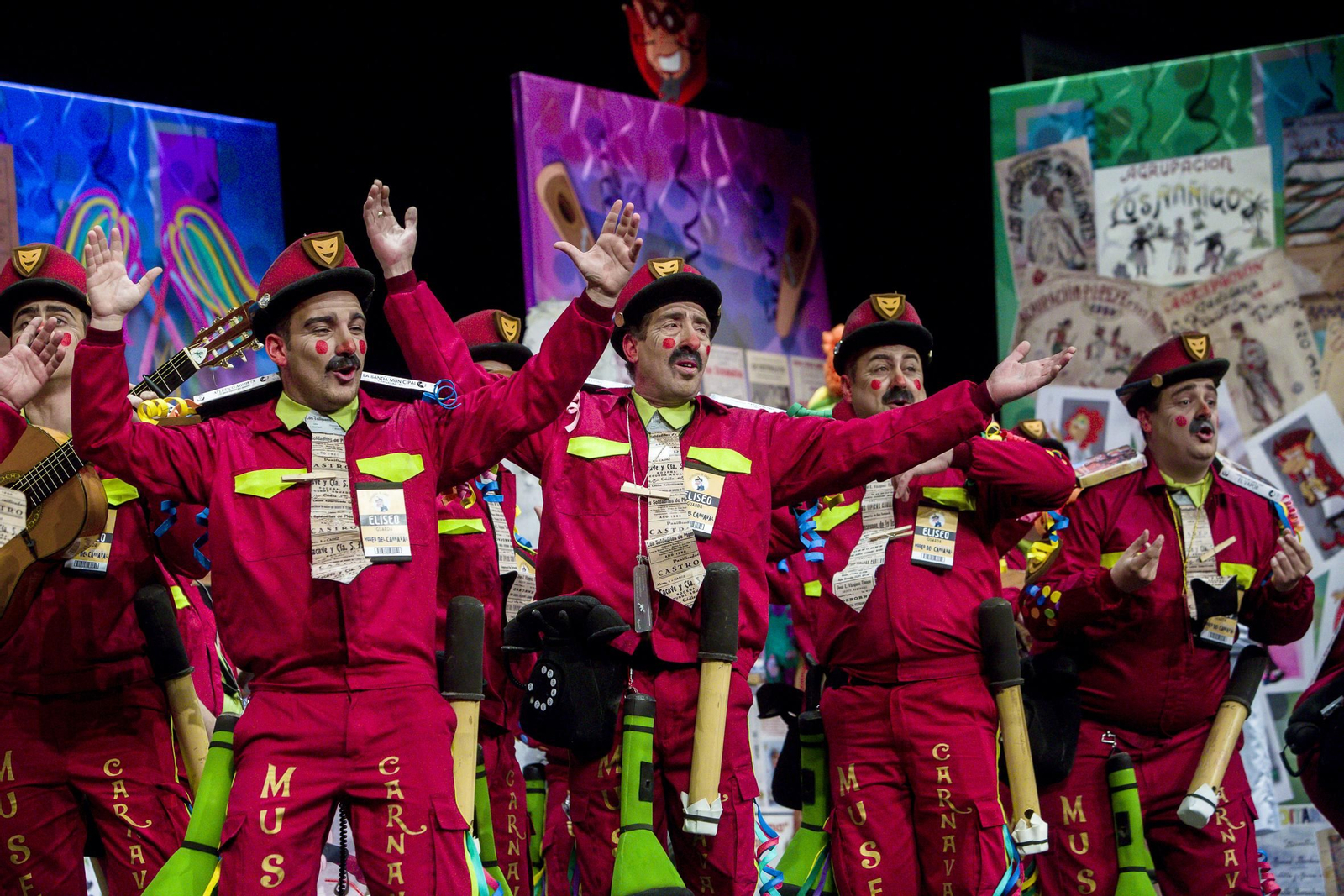 Chirigota Noche en el museo