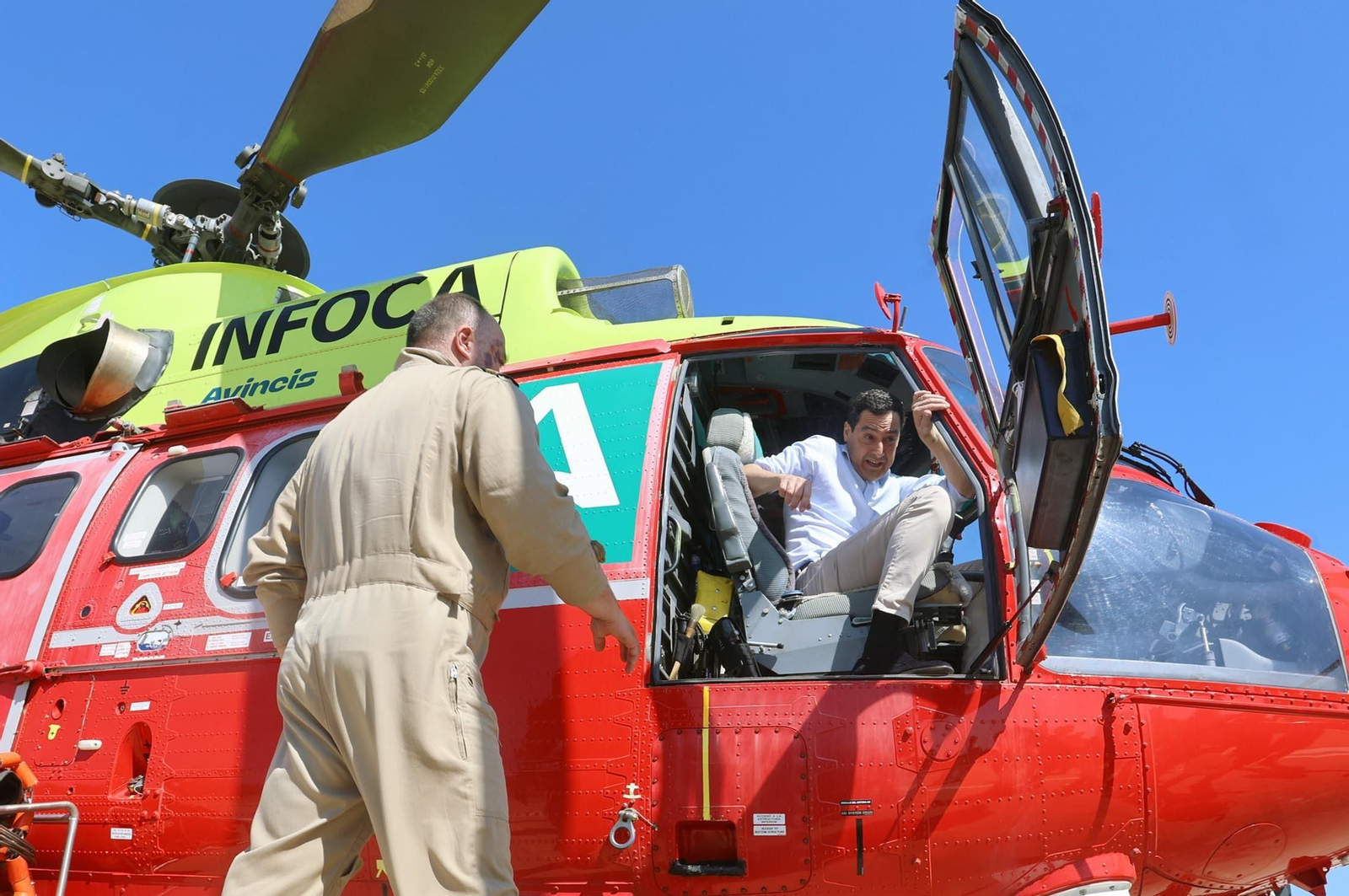 Imágenes de la presentación del Plan Infoca 2024 de prevención de incendios forestales