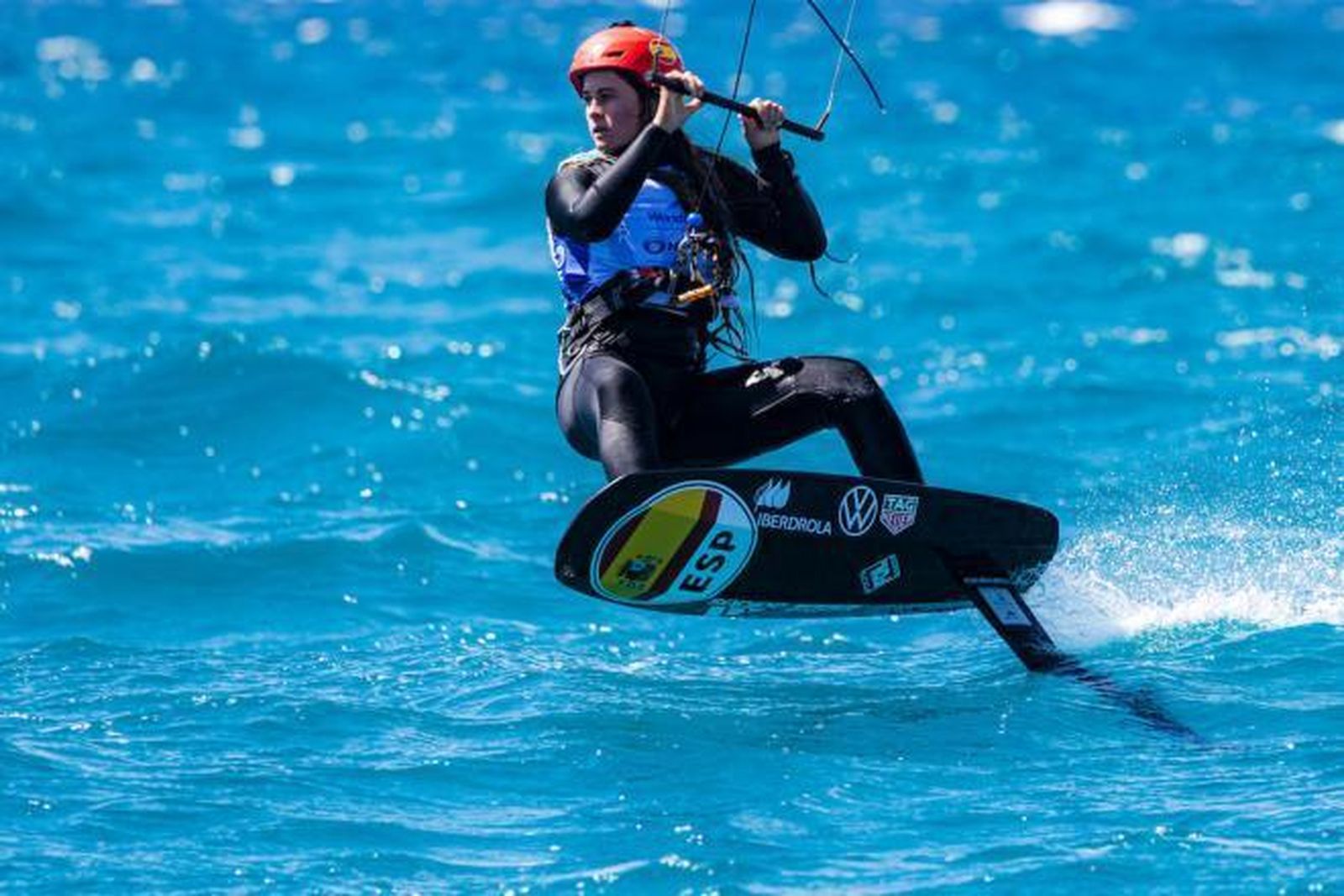 Gisela Pulido, durante una competición