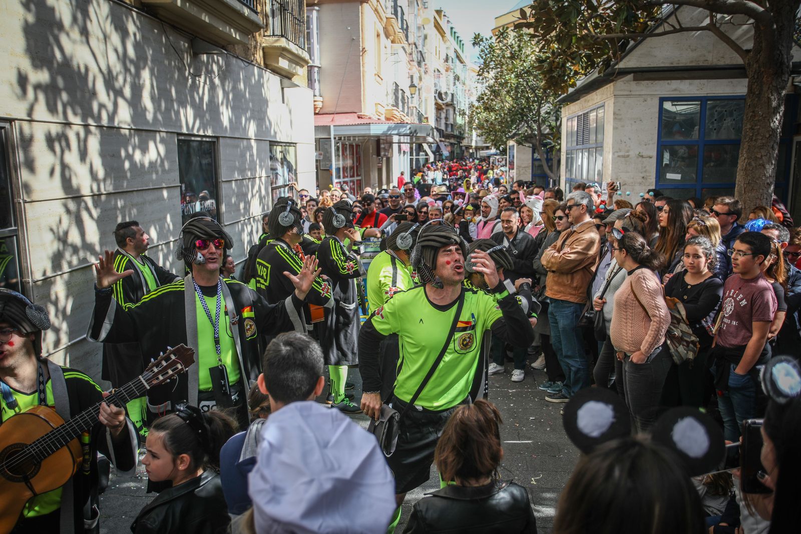 Batalla de coplas en el centro histórico