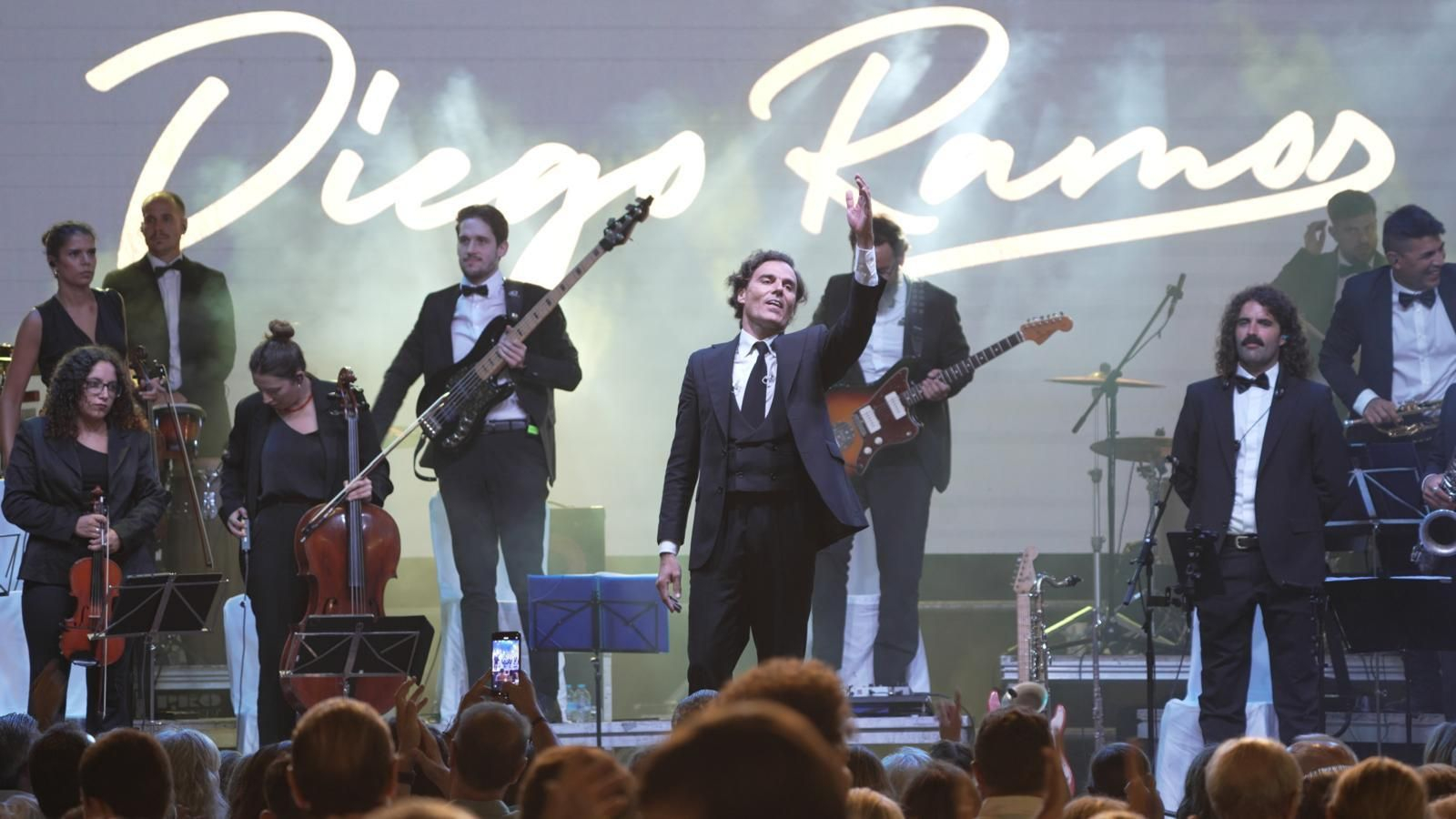 Una de las actuaciones de Diego Ramos