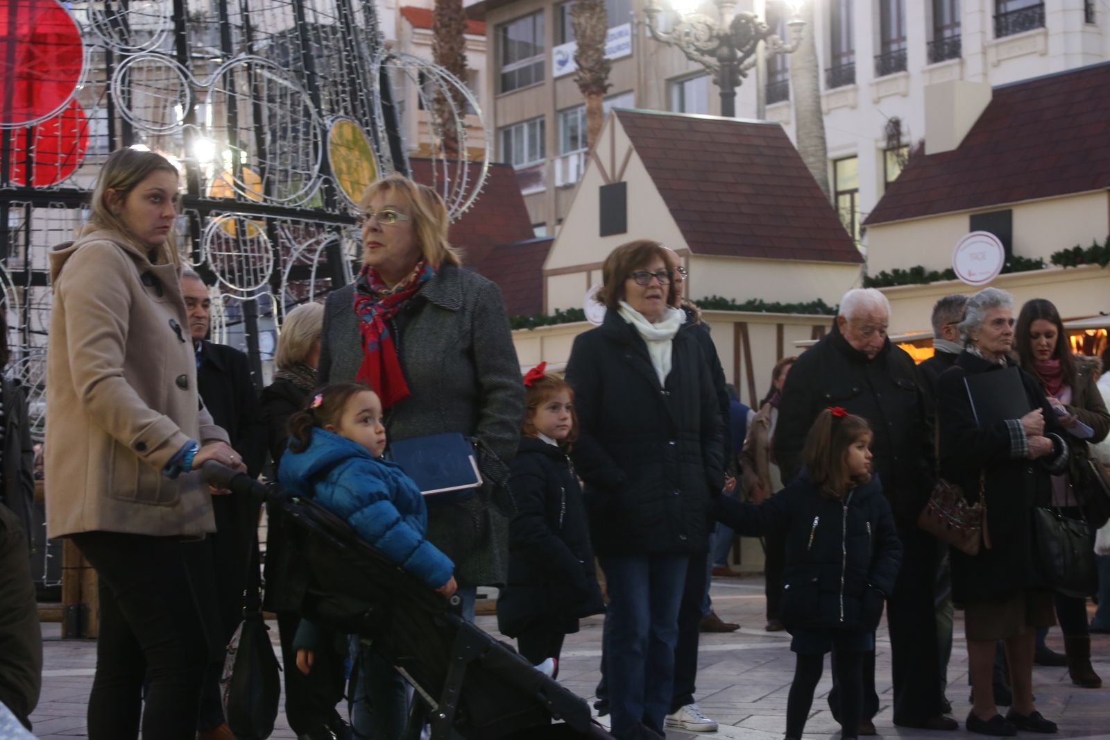 Imágenes del Coro Lazareto en la Plaza de las Monjas