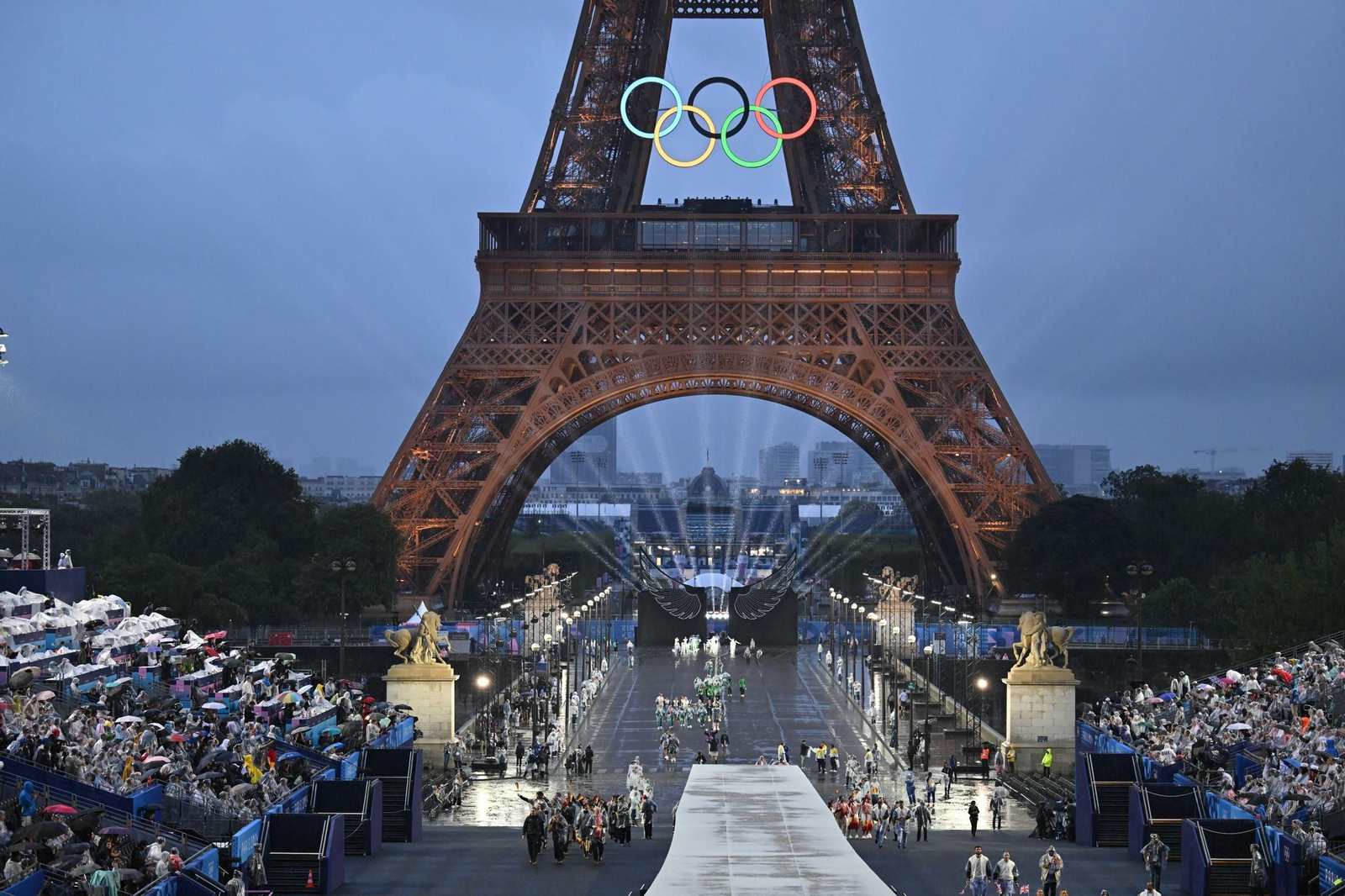 La ceremonia de inauguración de los Juegos Olímpicos de París 2024.