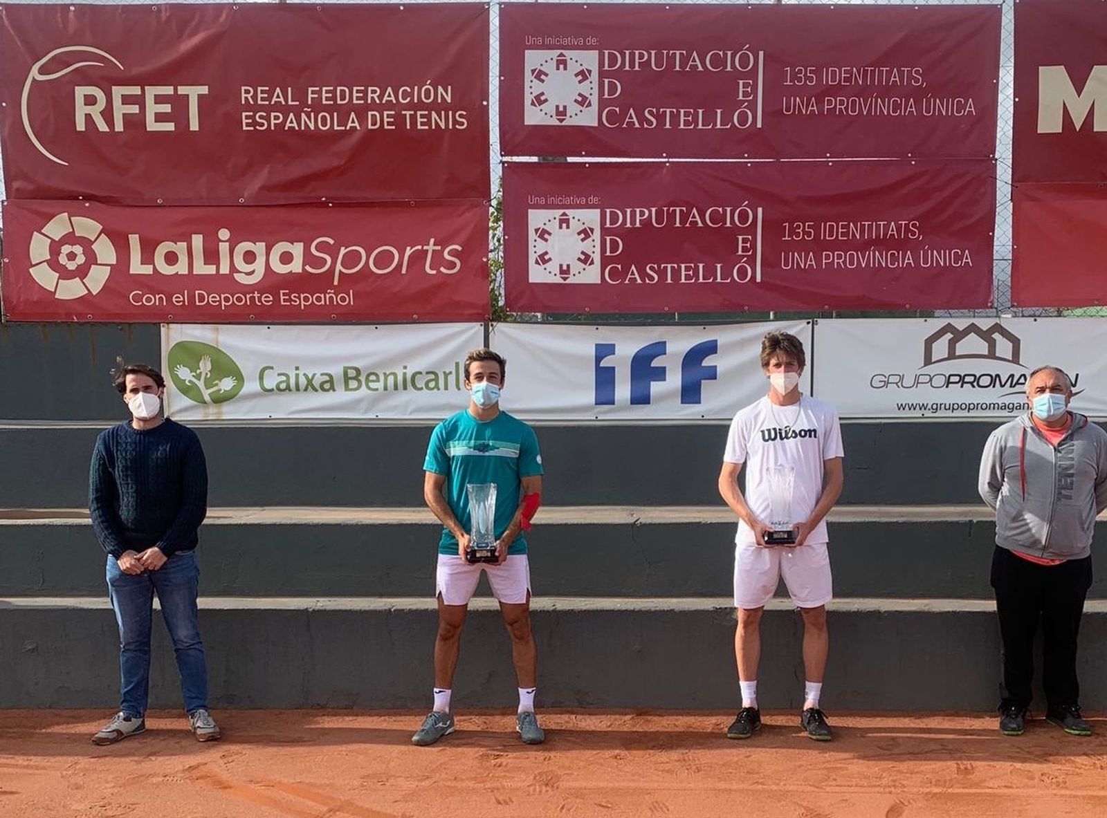 Barranco con su compañero Albert Roglan.