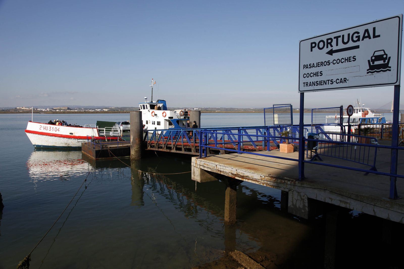 Frontera entre España y Portugal.
