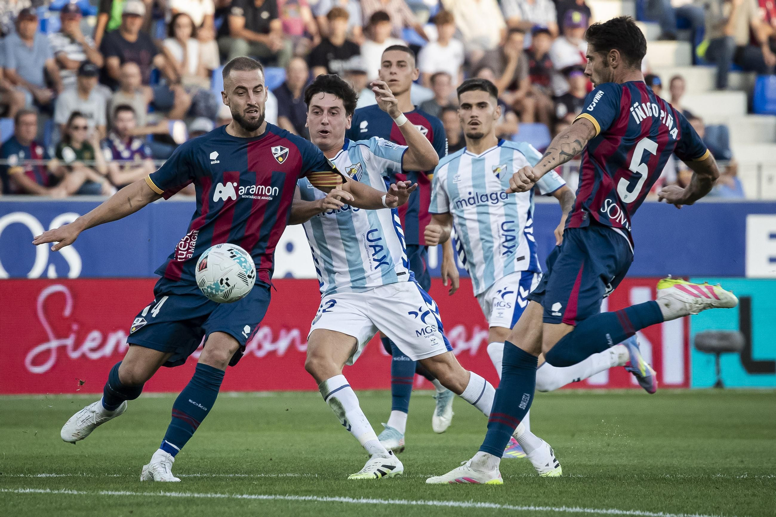 Las fotos del Huesca-Málaga CF