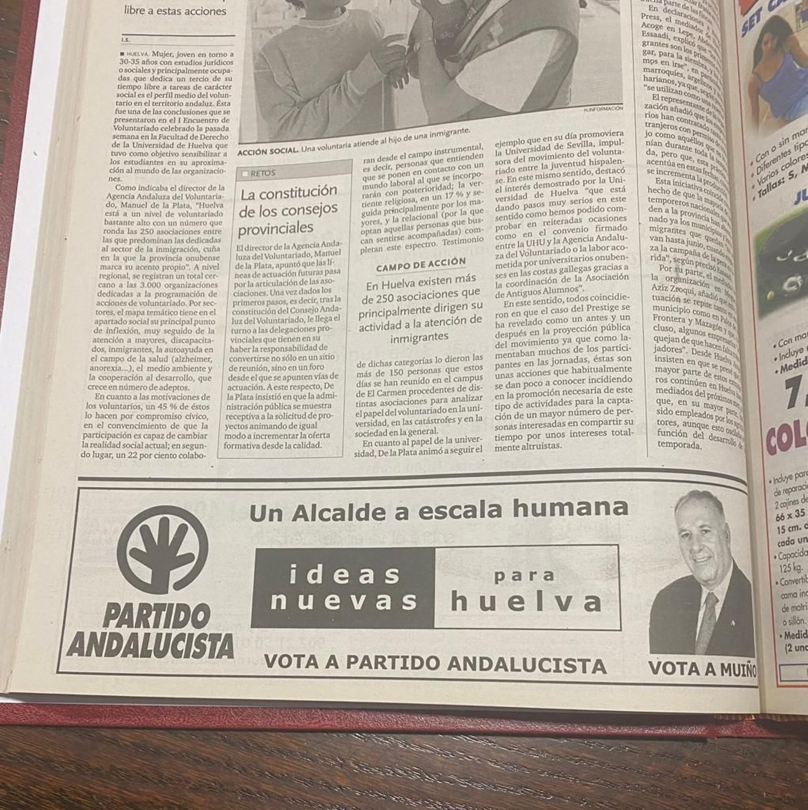 Muiño candidato del Partido Andalucista