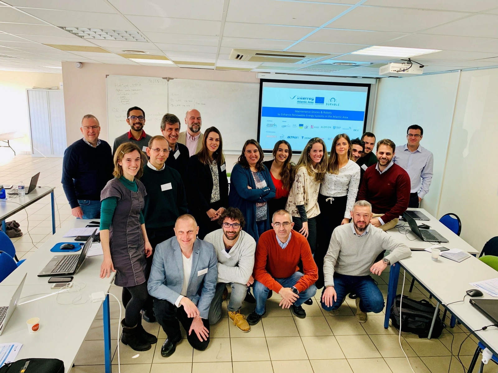 Varios de los profesionales que participan en este proyecto europeo con acento andaluz.