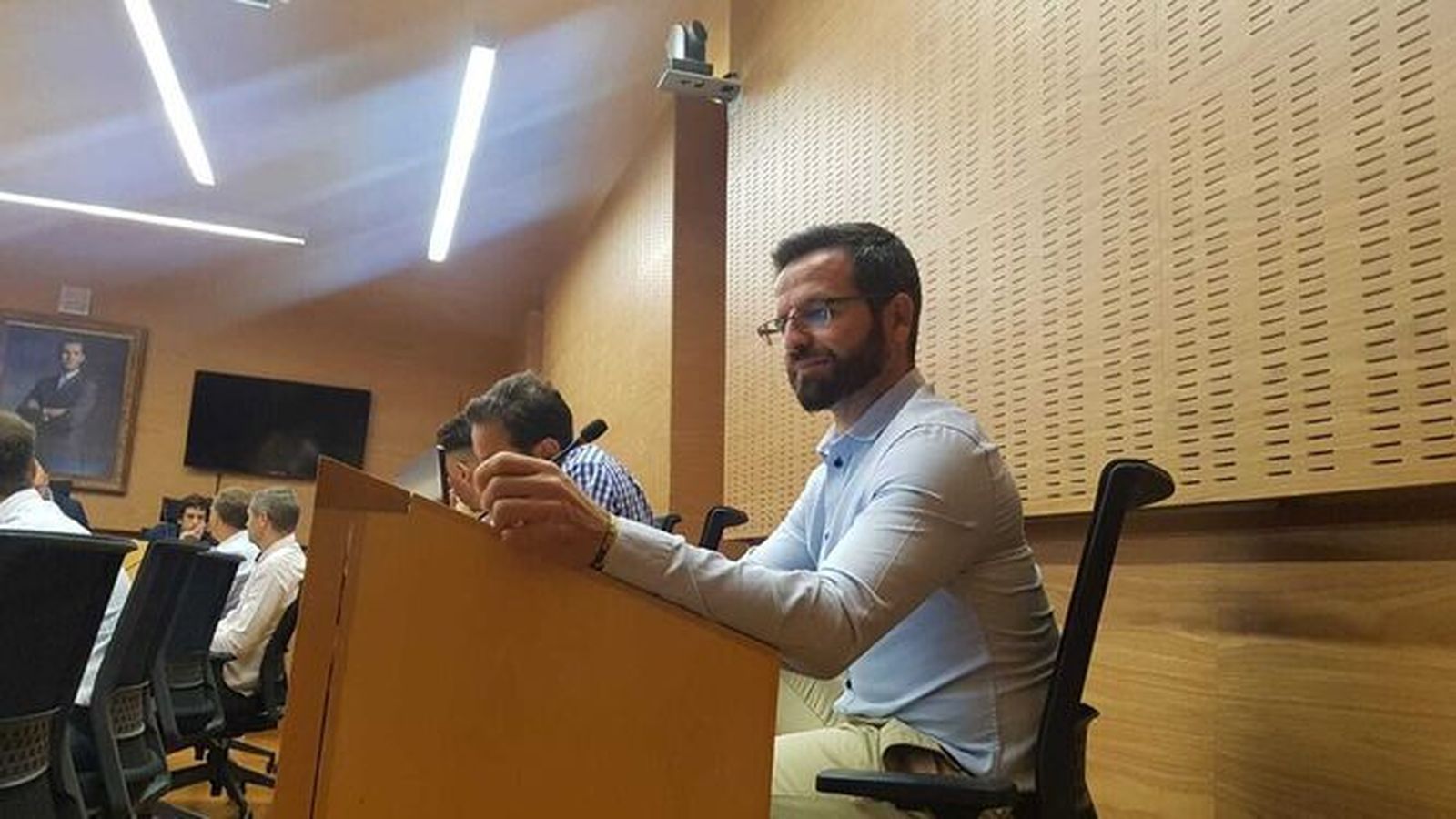 El concejal Javier Botella, portavoz de Unión Portuense.