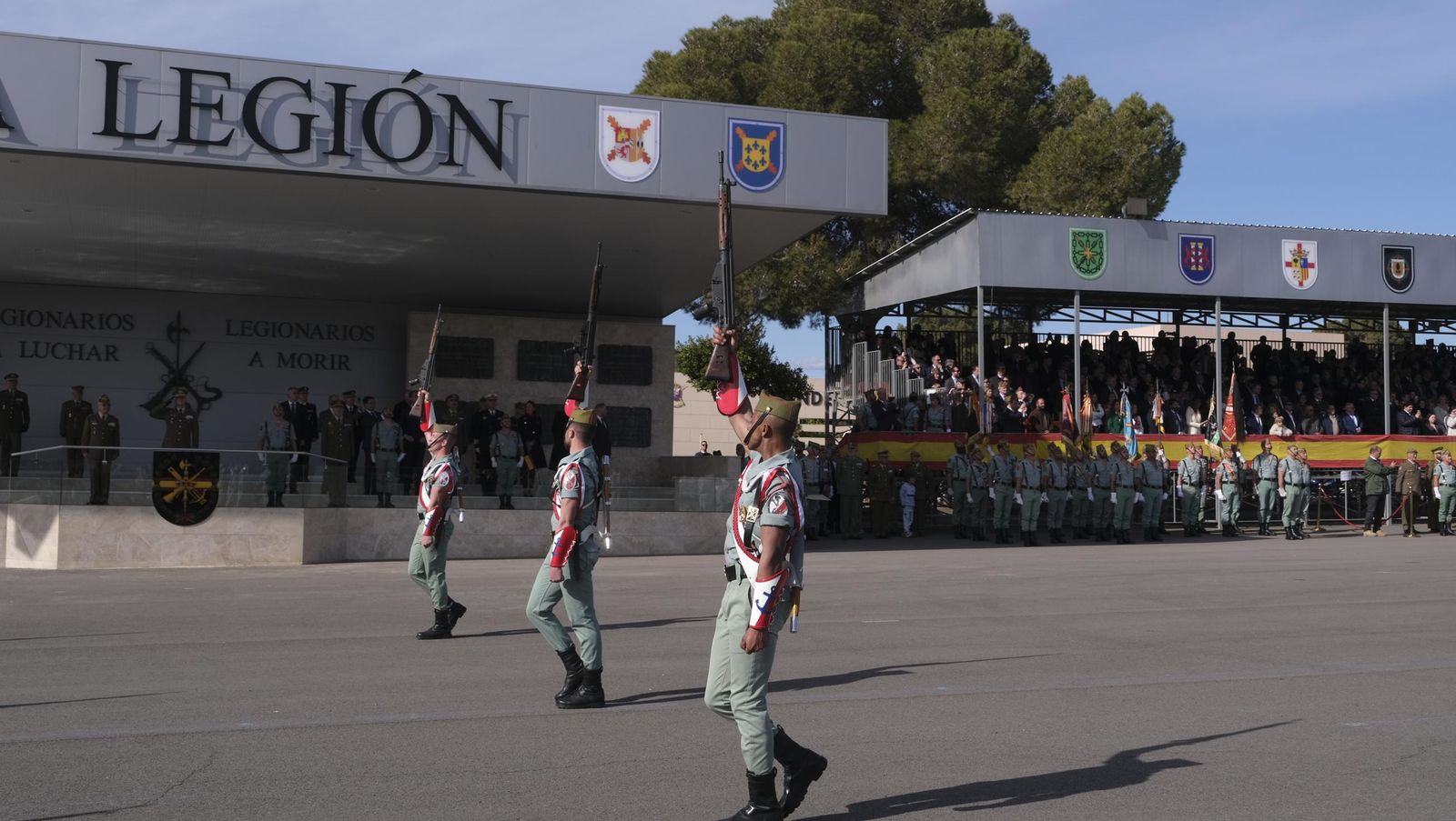 Conmemoración del Combate de Edchera en la Base Álvarez de Sotomayor de La Legión, en imágenes