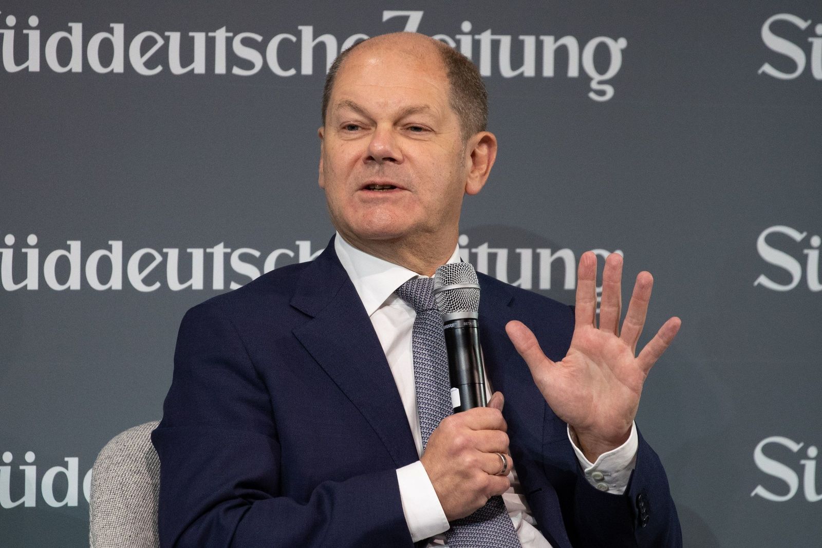 Olaf Scholz, ministro de Finanzas alemán, en un foro económico en Berlín en noviembre.