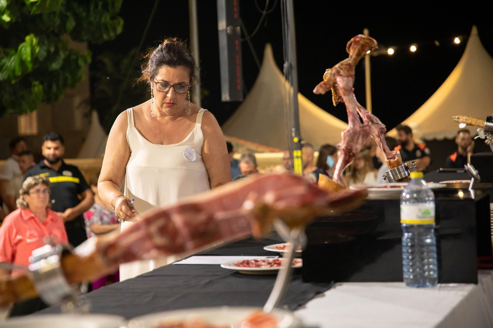 Concurso de cortadores de jamón en Serón, en imágenes