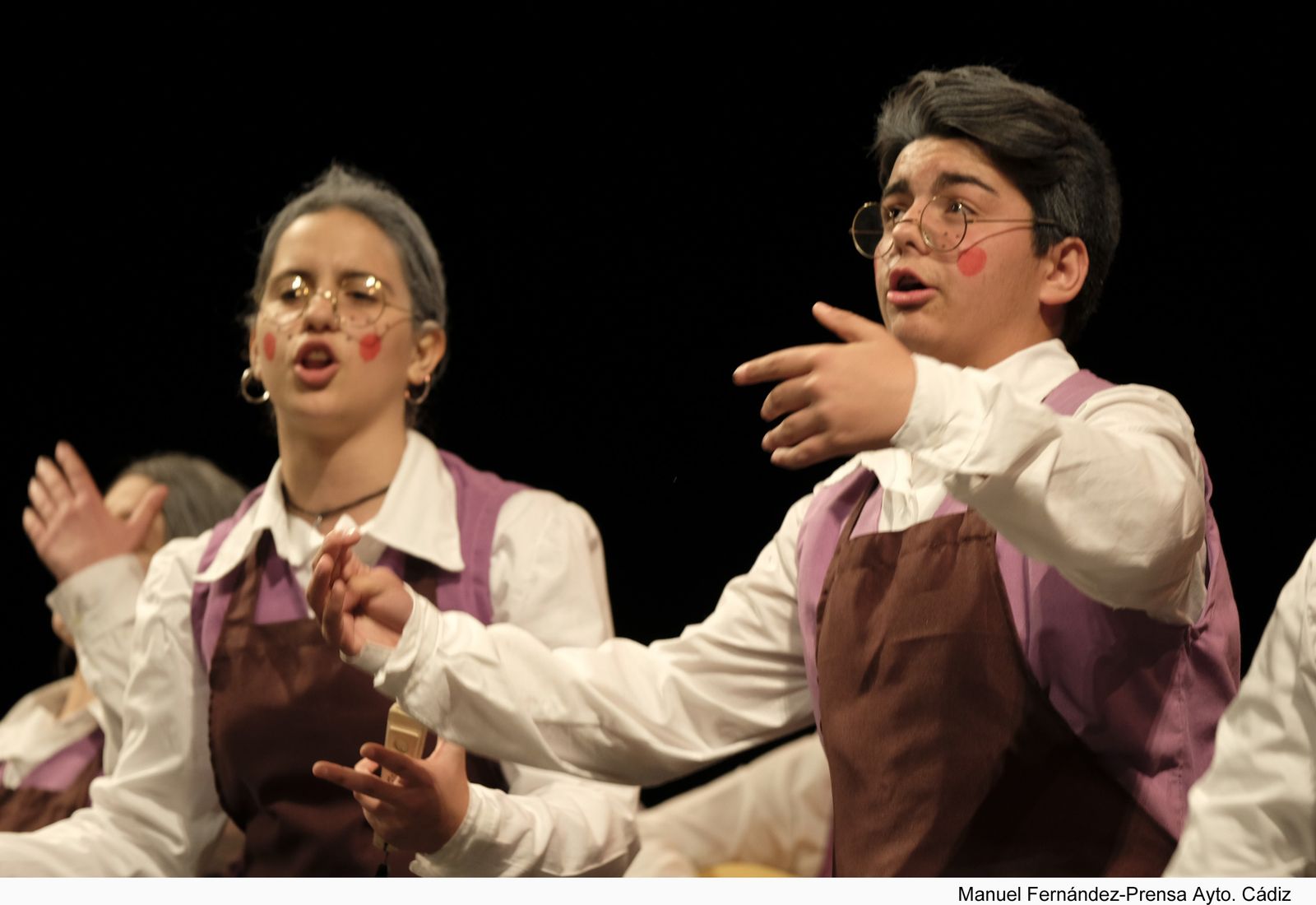 La comparsa barbateña 'Chabeta'.