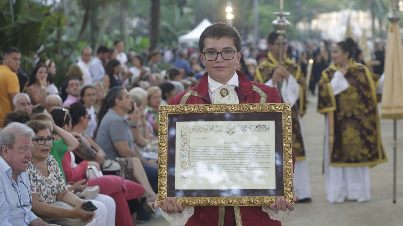 La Magna Mariana de Algeciras por el Parque María Cristina, en imágenes