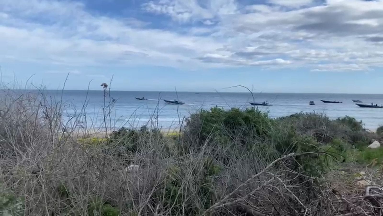 La presión de la Guardia Civil en Cabo de Gata empuja la "flota" de narcolanchas hacia el Levante almeriense