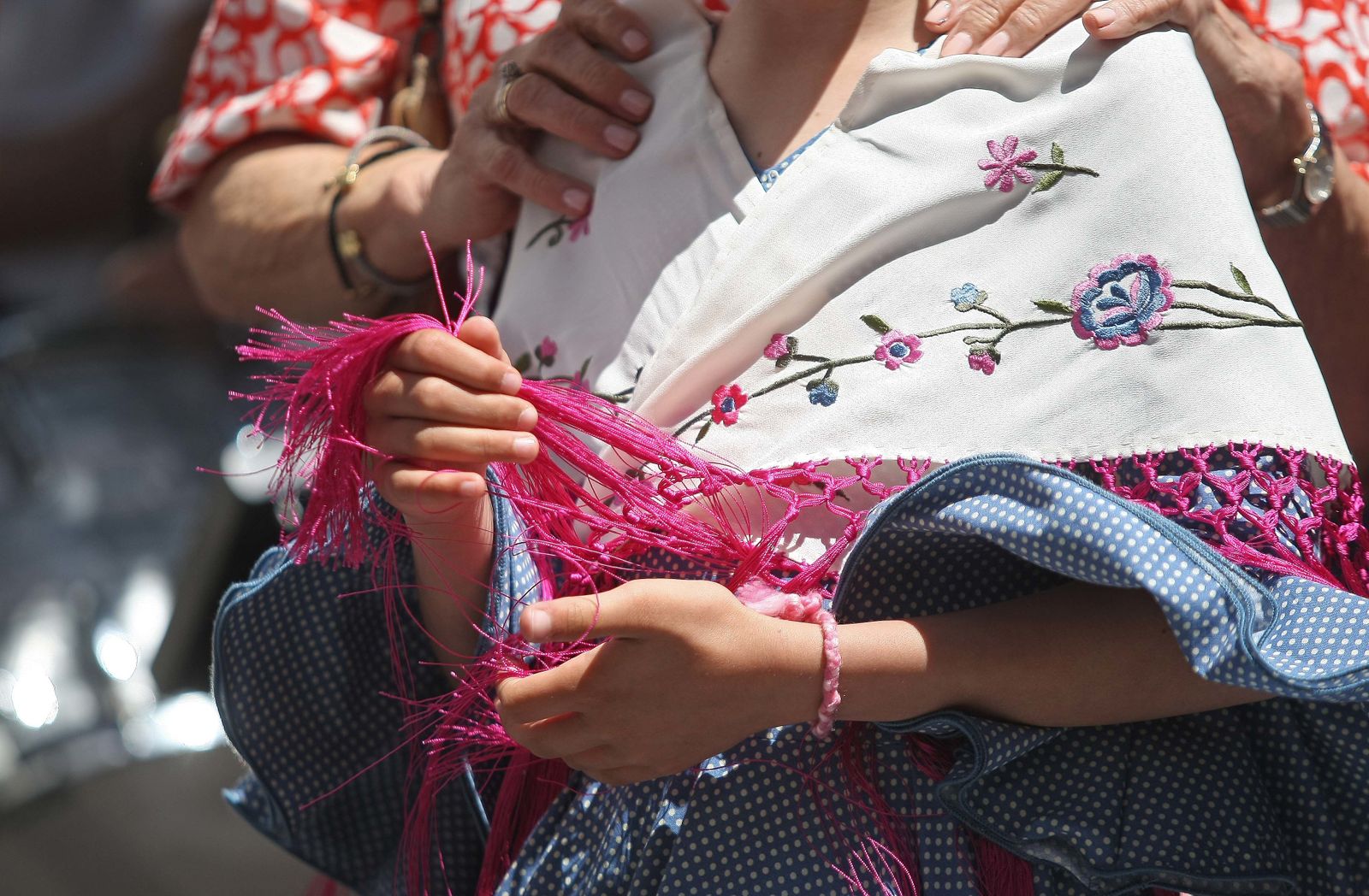 Procesión de San Isidro Labrador y la Virgen del Rosario en Los Barrios