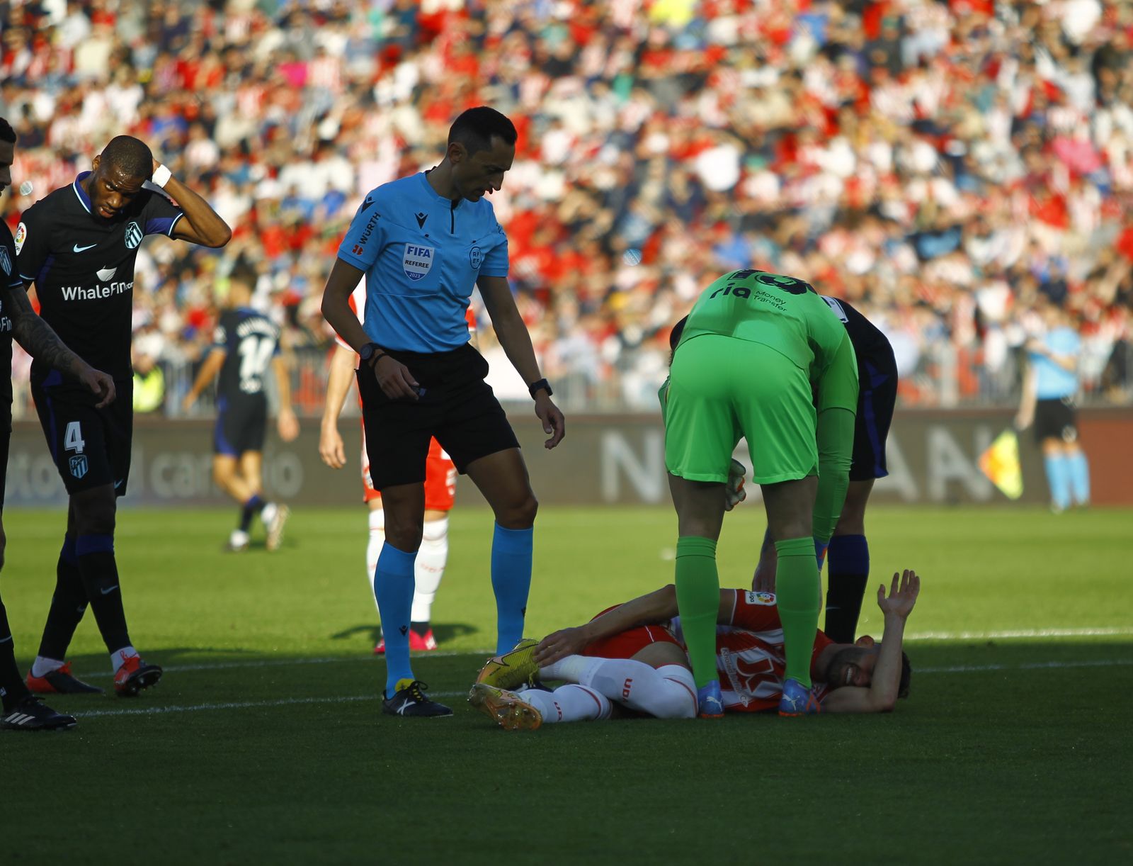 Imágenes del partido U.D. Almería-Atlético de Madrid
