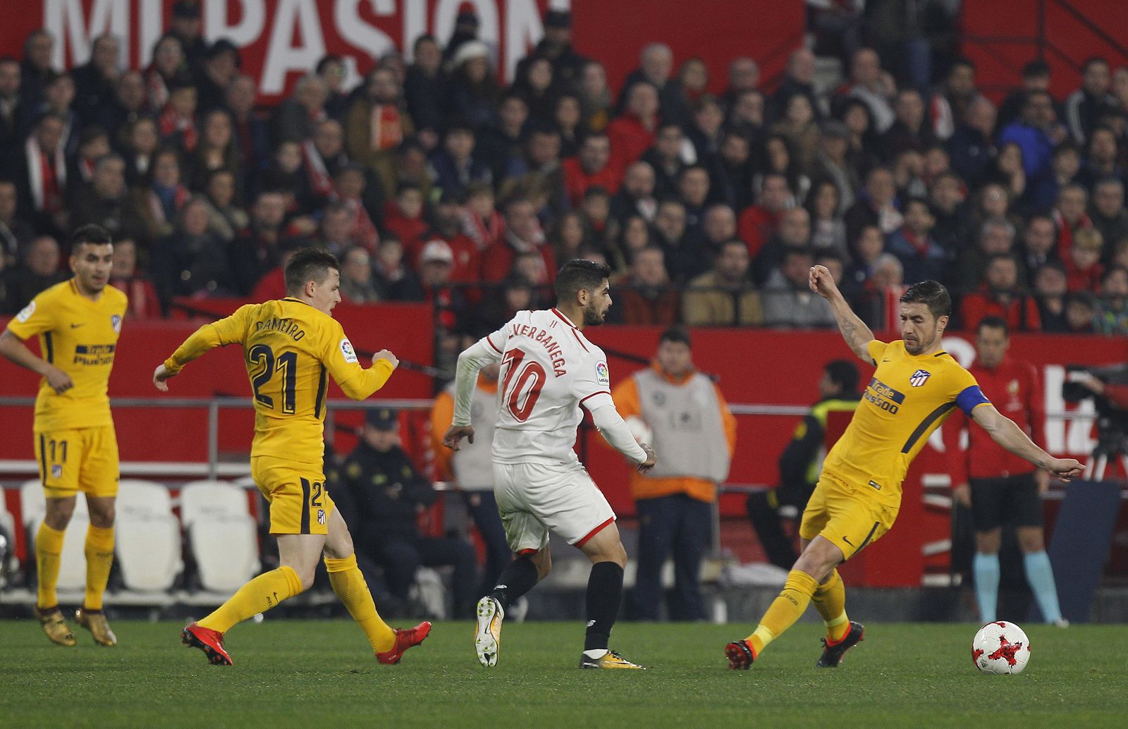 El Sevilla FC-Atlético de Madrid de Copa, en imágenes