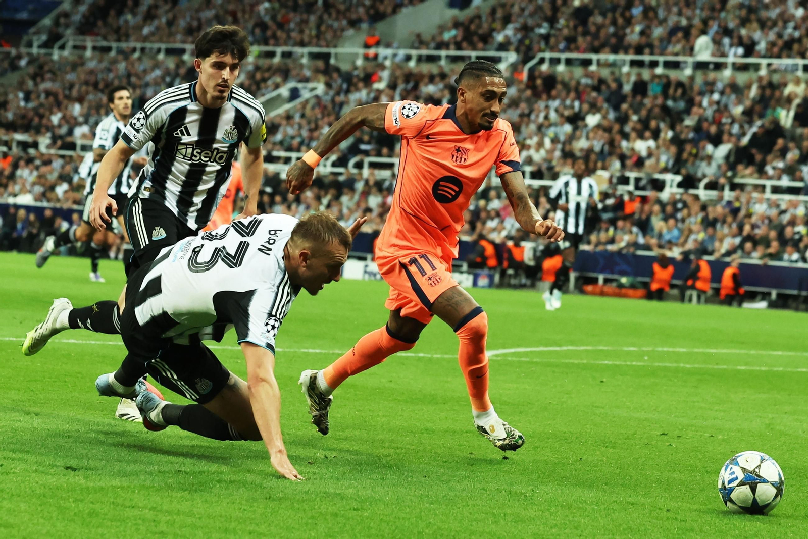 Las fotos del Newcastle - Barcelona