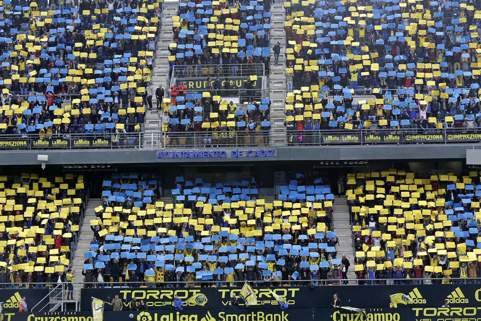 Los aficionados del Cádiz se harán sentir antes y durante el partido del martes.