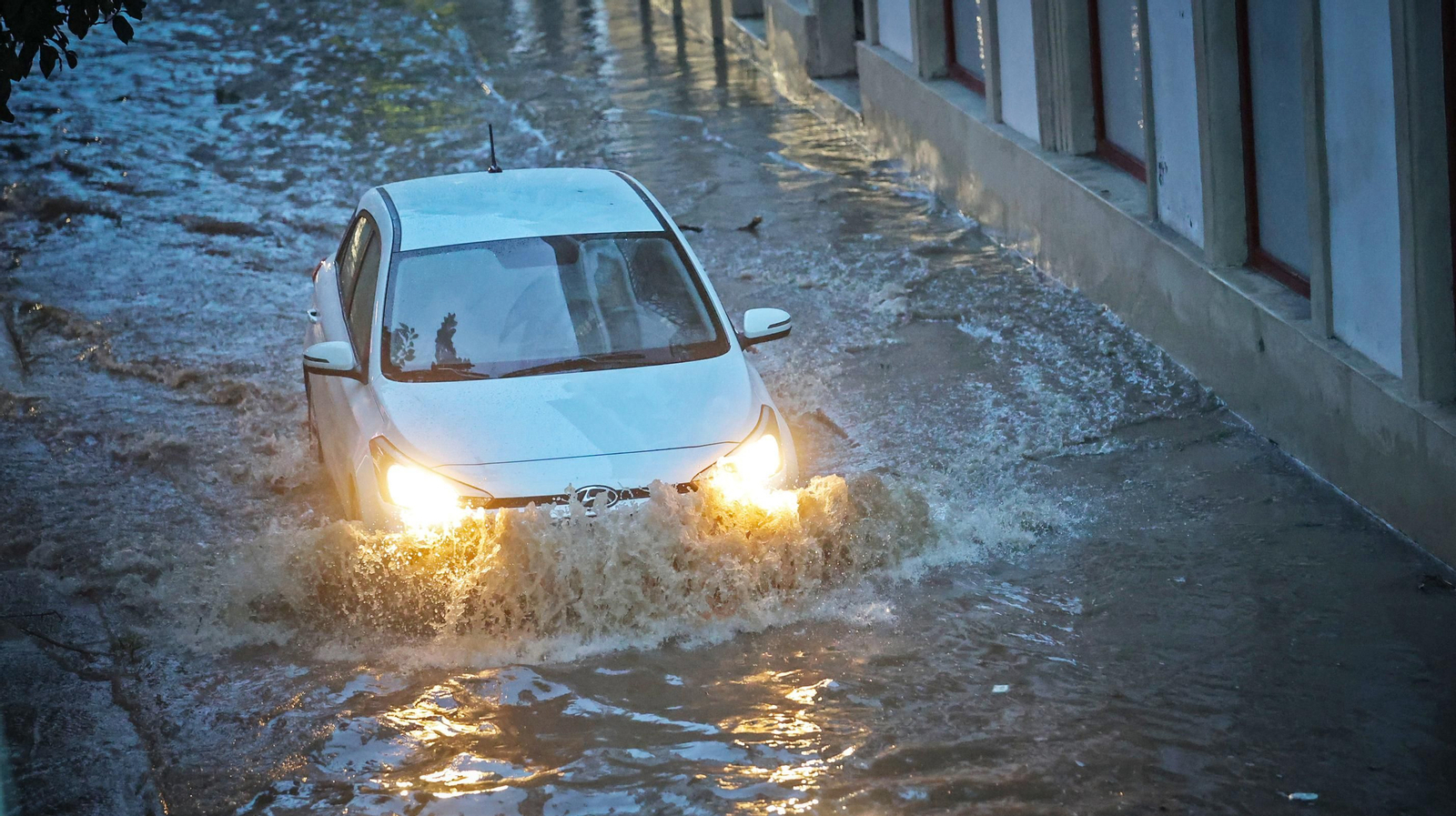 Inundaciones y destrozos en Jerez por el temporal