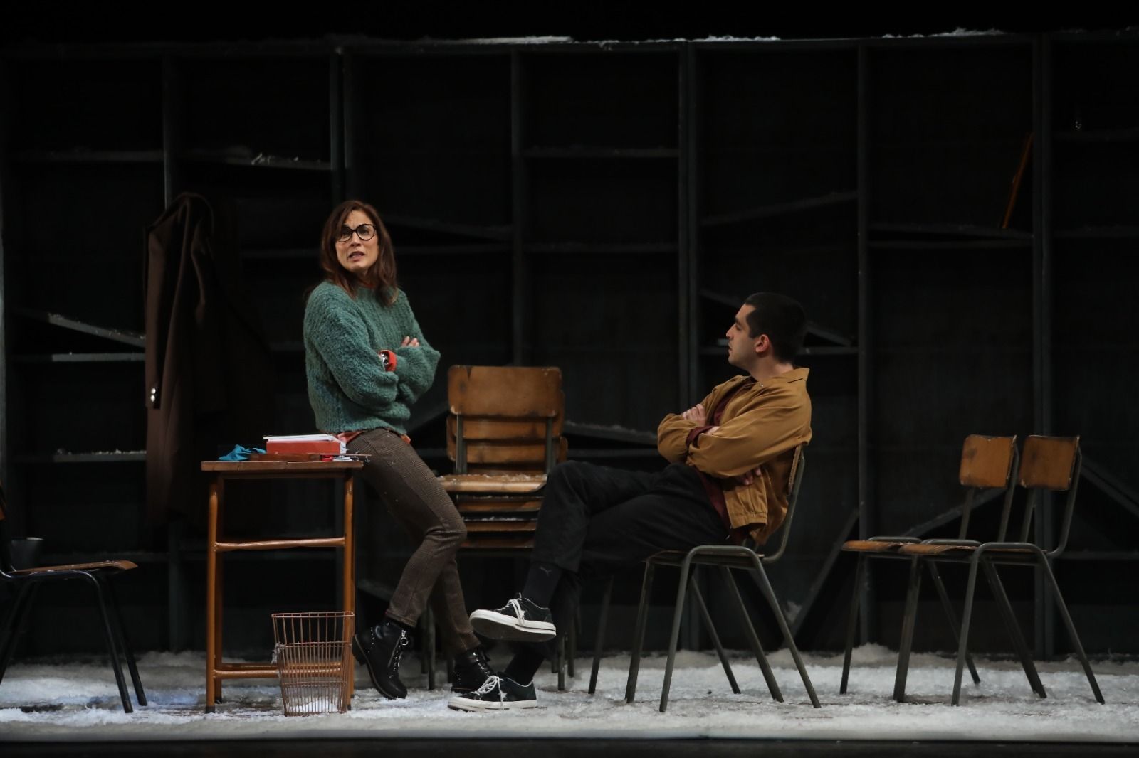 'El sonido oculto', con Toni Acosta y Omar Ayuso, en el Teatro de las Cortes de San Fernando.