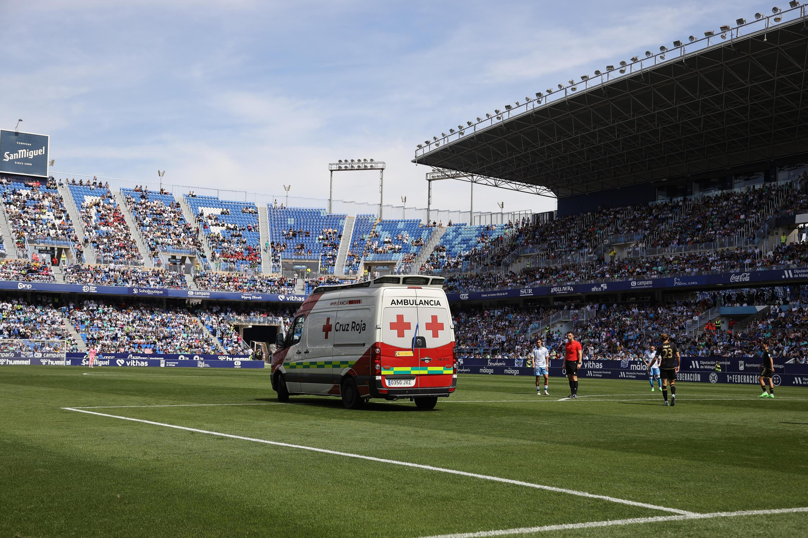 El susto de Dioni, en imágenes