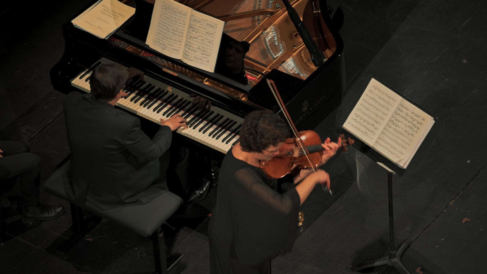 Tabea Zimmermann y Javier Perianes en concierto.