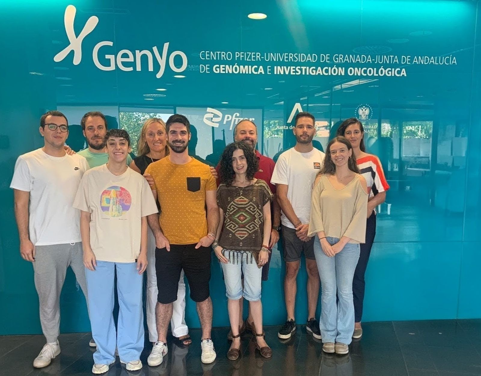 El equipo de Genyo autor del trabajo.